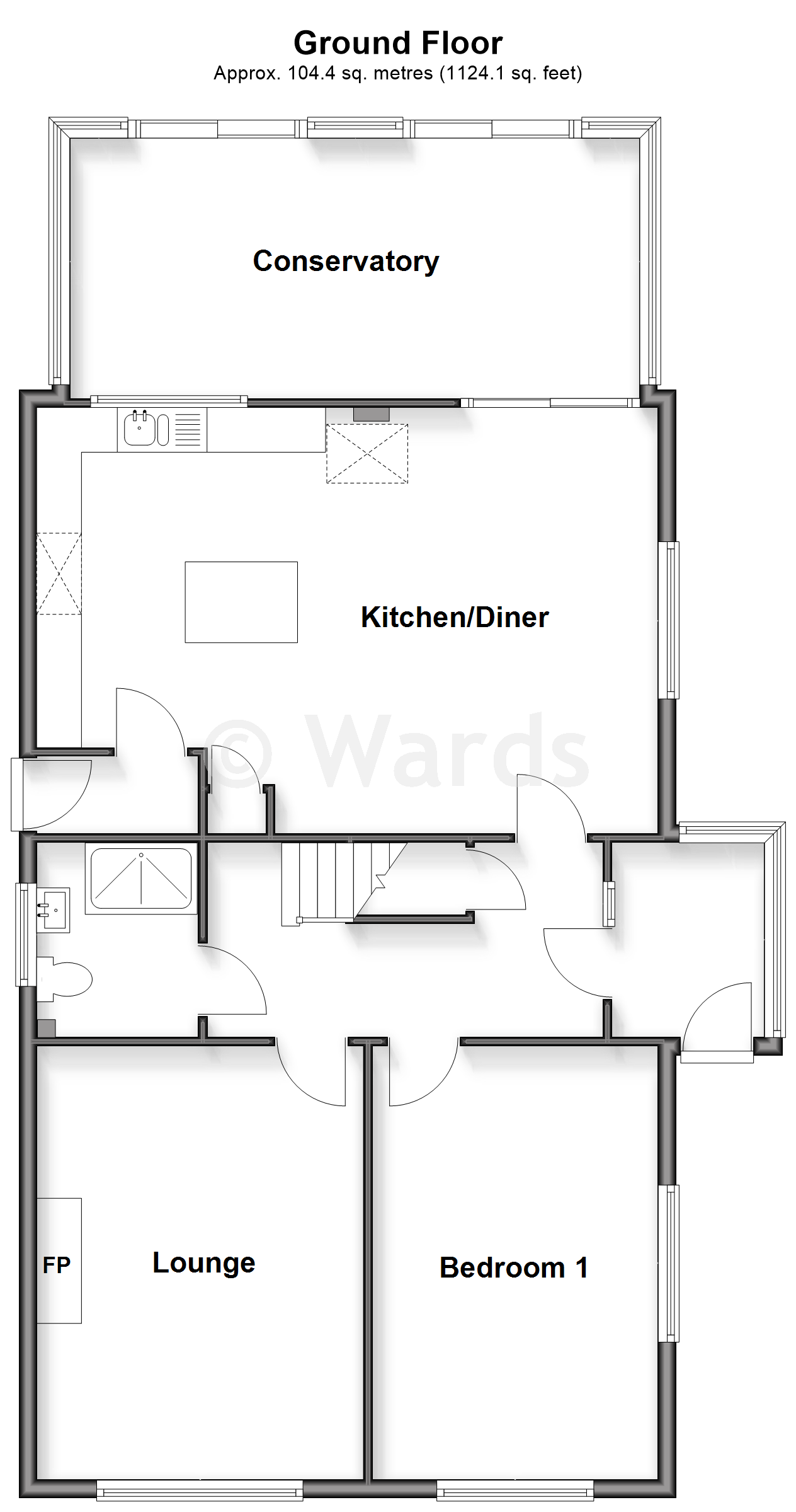 90A, Coast Drive, Lydd-On-Sea floorplan