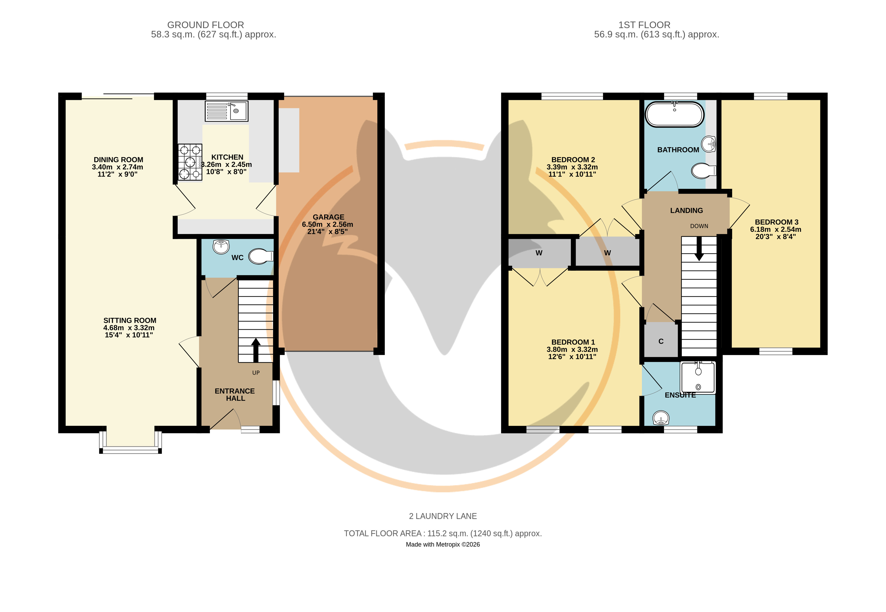 2, Laundry Lane, Lymington floorplan