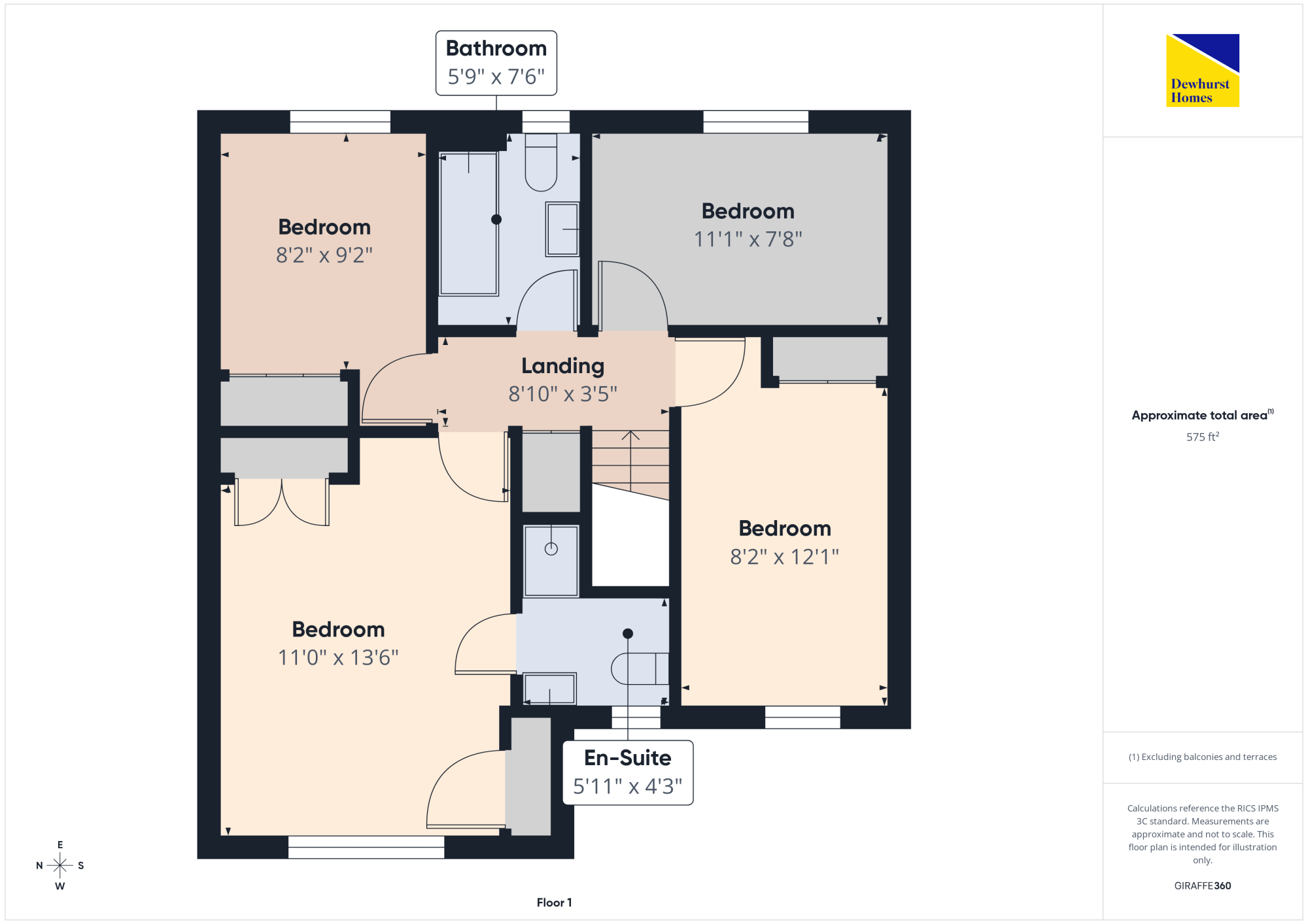 7, Bluebell Way, Bamber Bridge floorplan