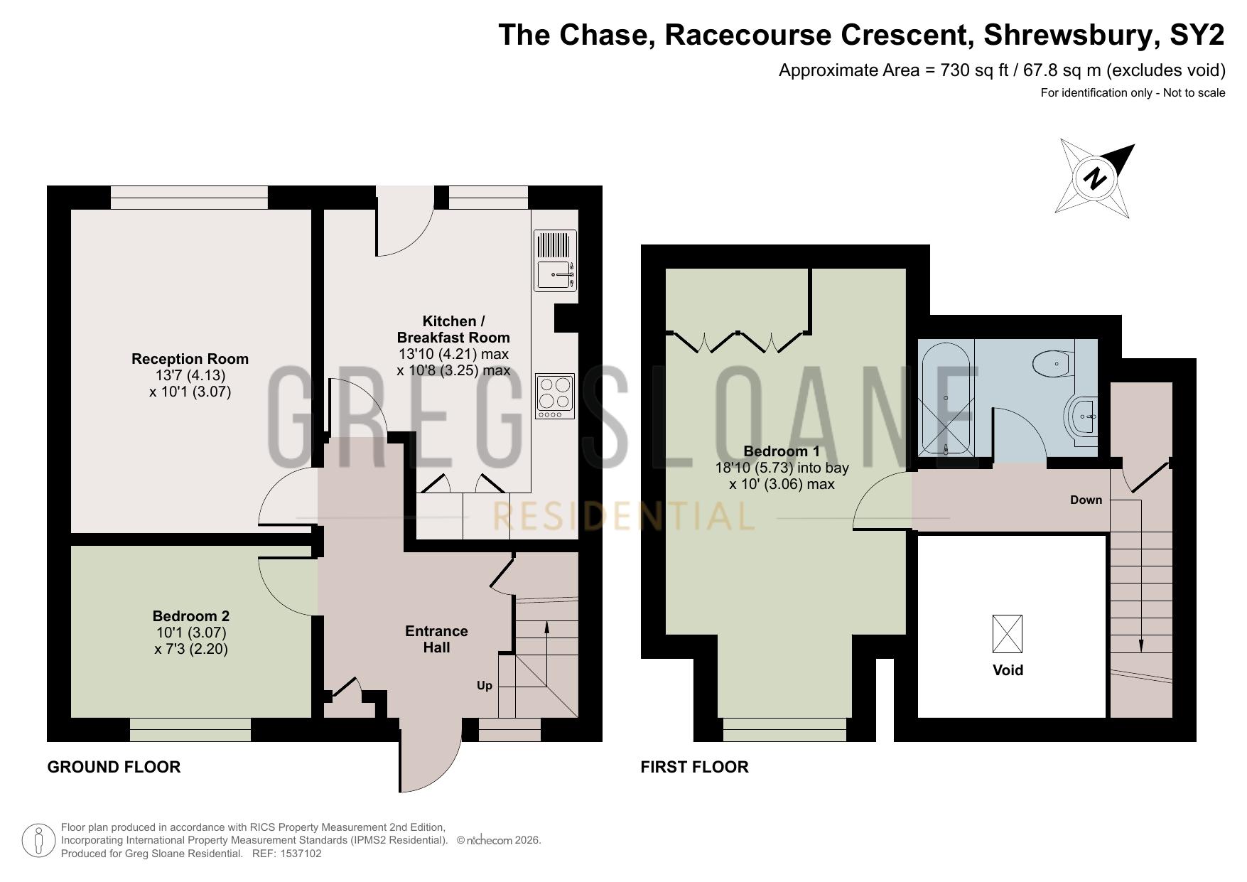16 The Chase, Shrewsbury floorplan