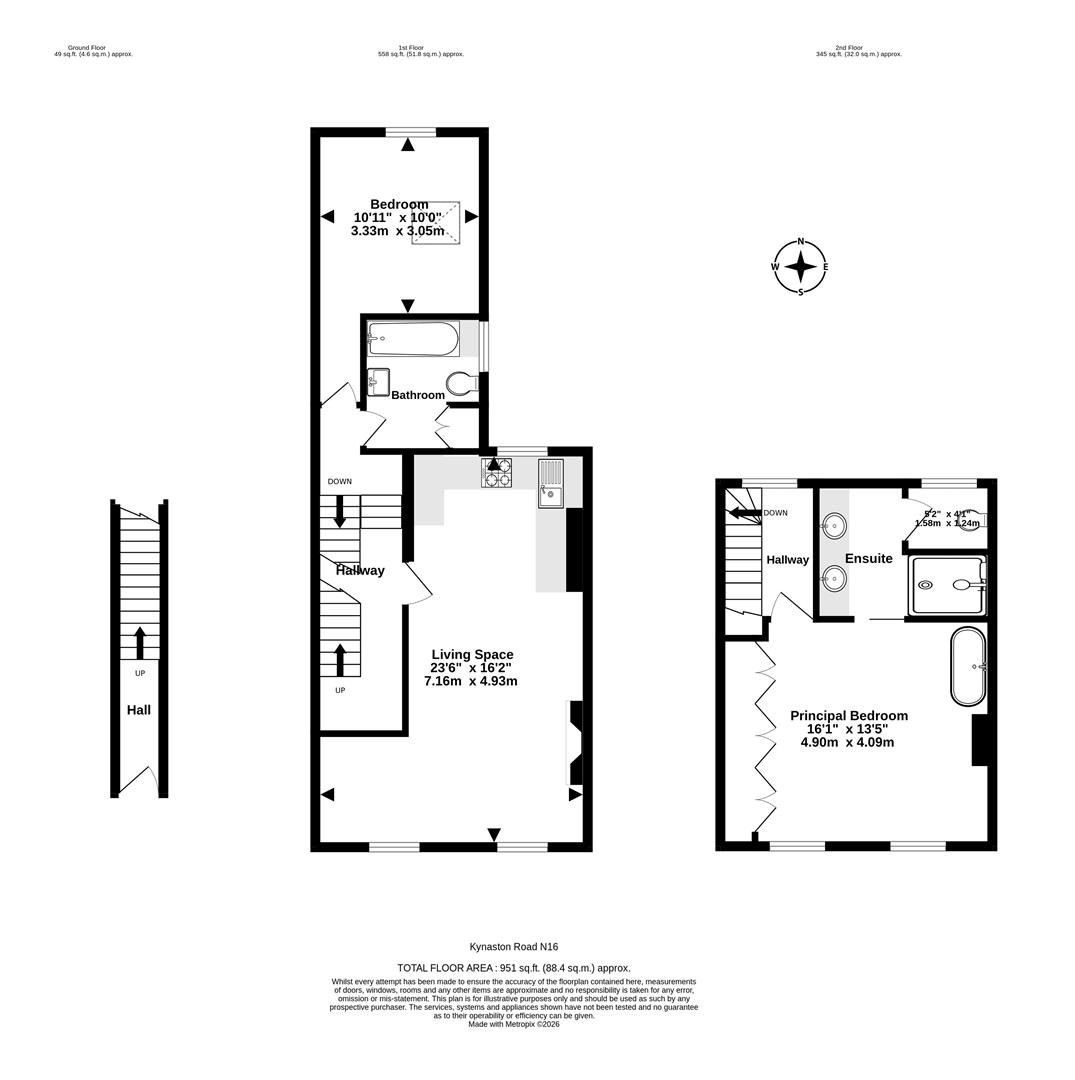 Kynaston Road, London floorplan