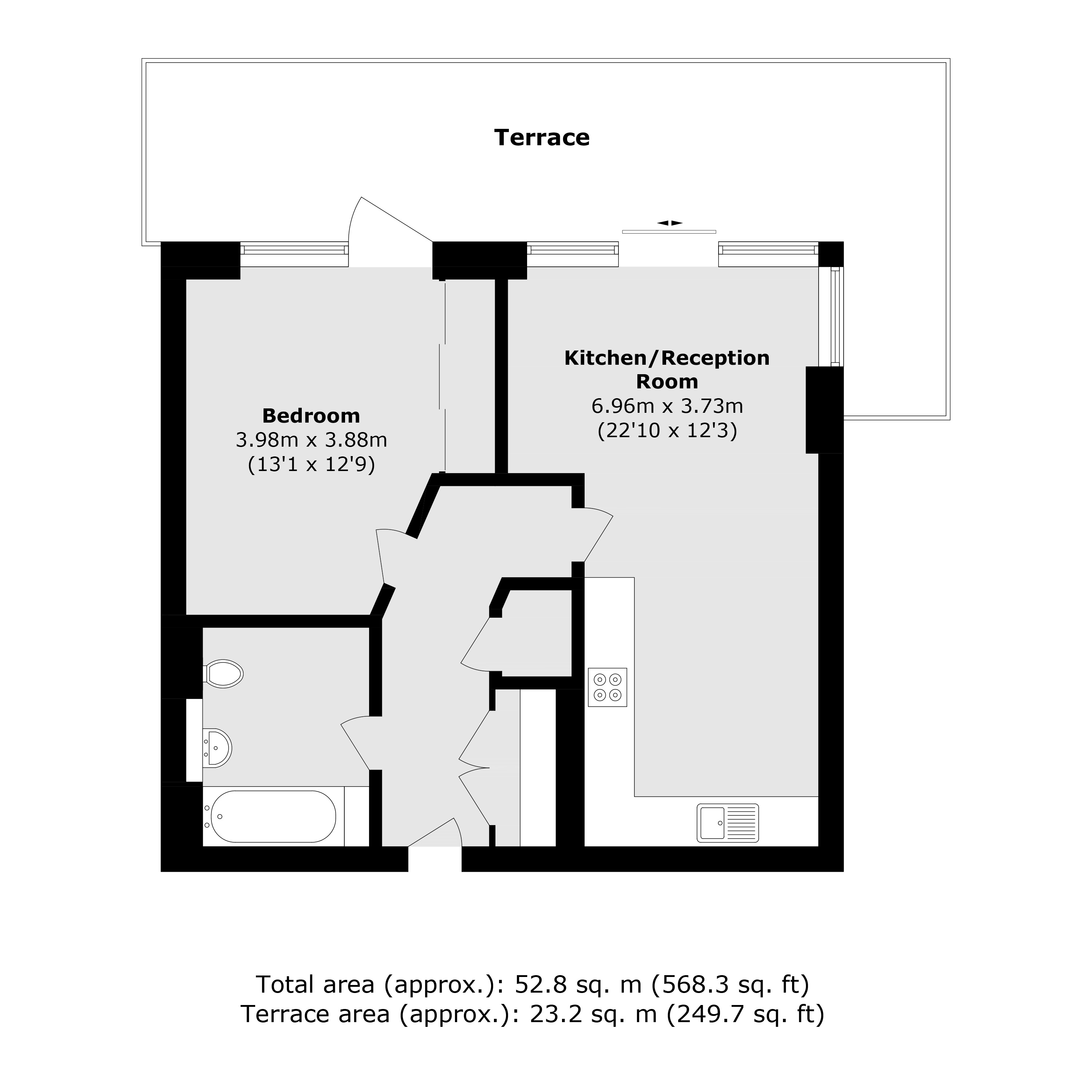 Flat 80, Wallace Court, 40, Tizzard Grove, London floorplan