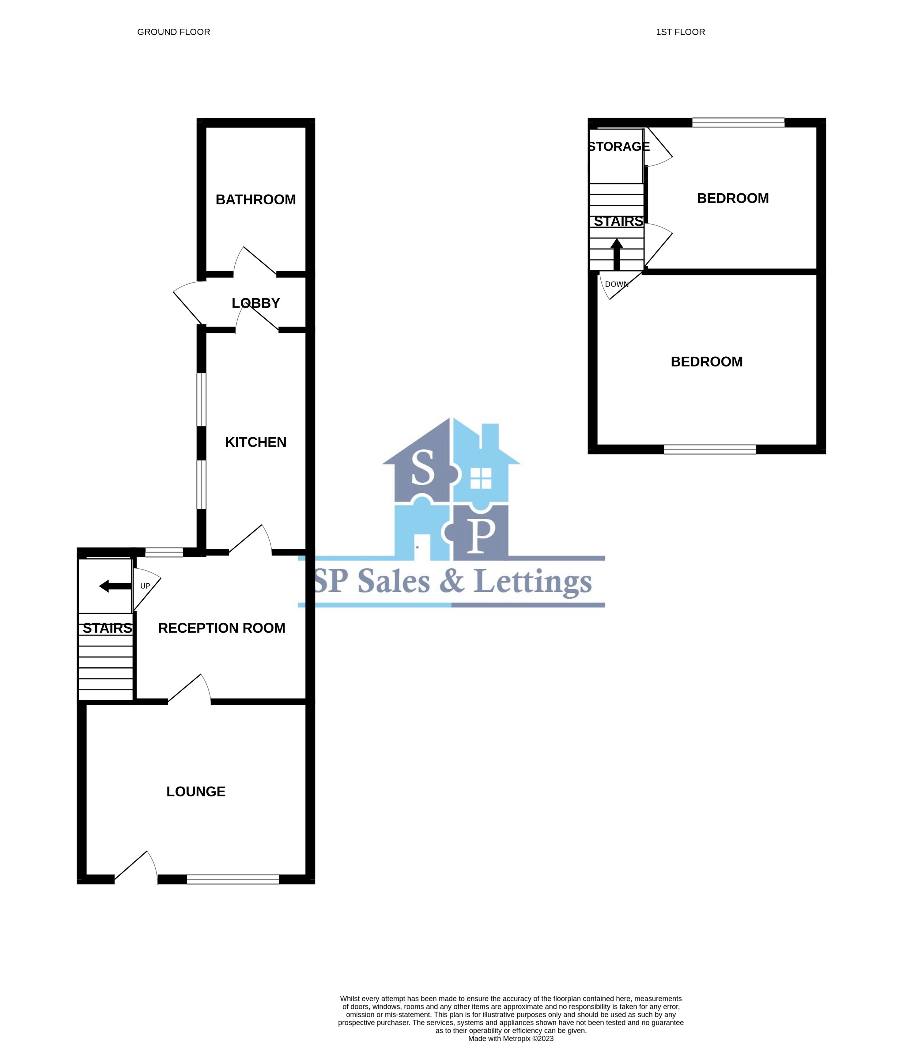 153, Central Road, Coalville floorplan