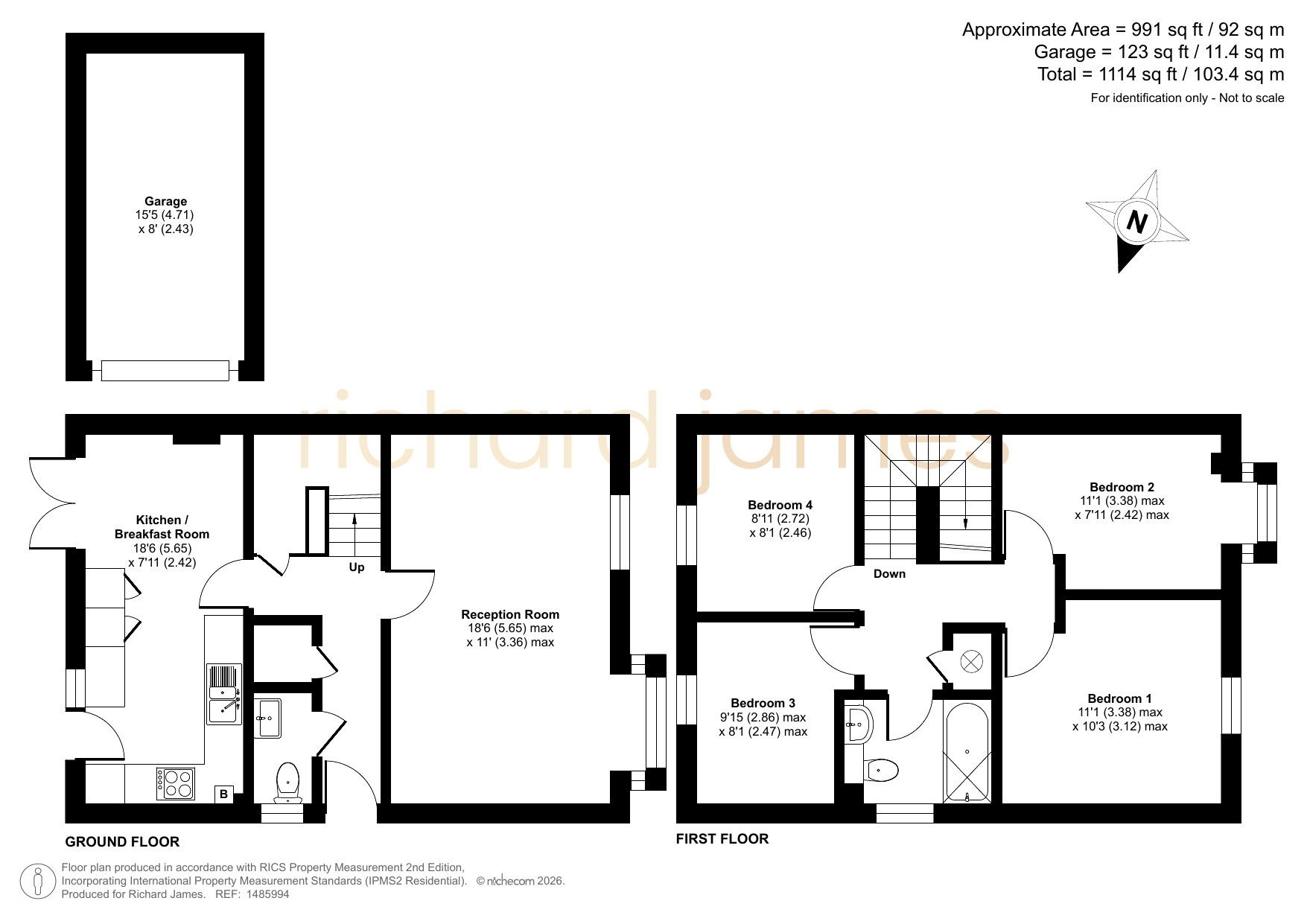 1, Delamere Drive, Swindon floorplan