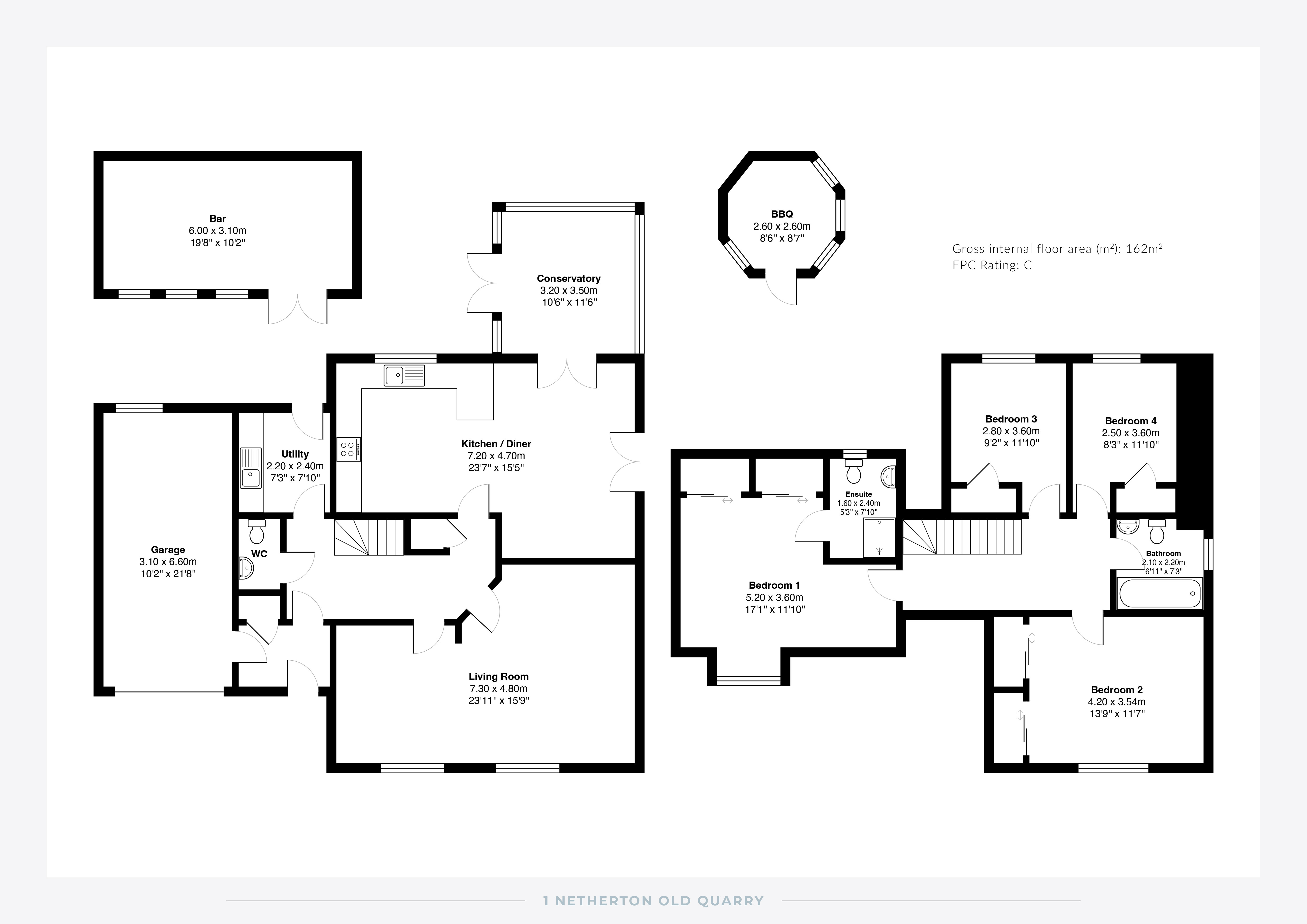 Netherton Old Quarry, Brechin floorplan