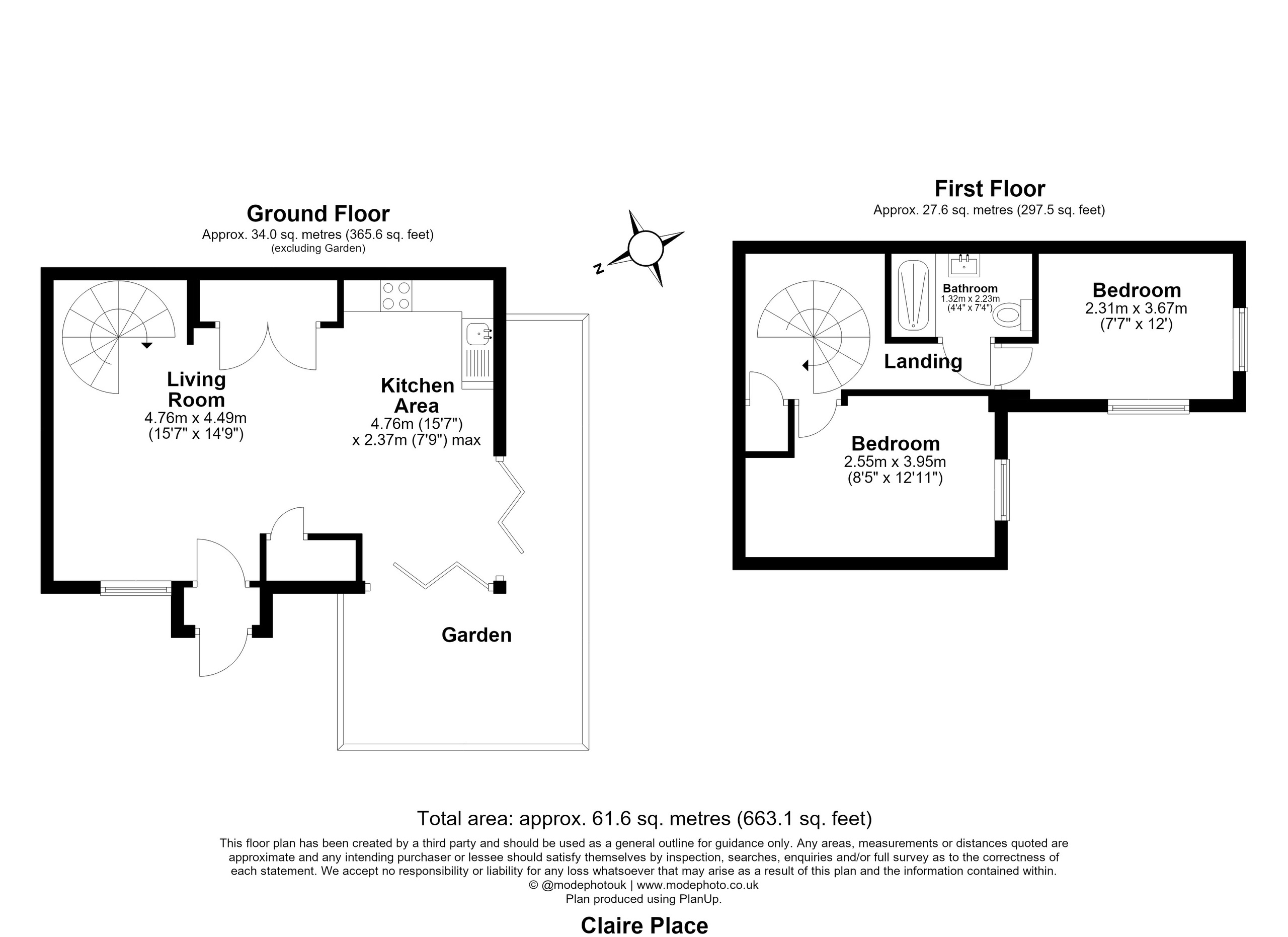 40 Claire Place, London floorplan