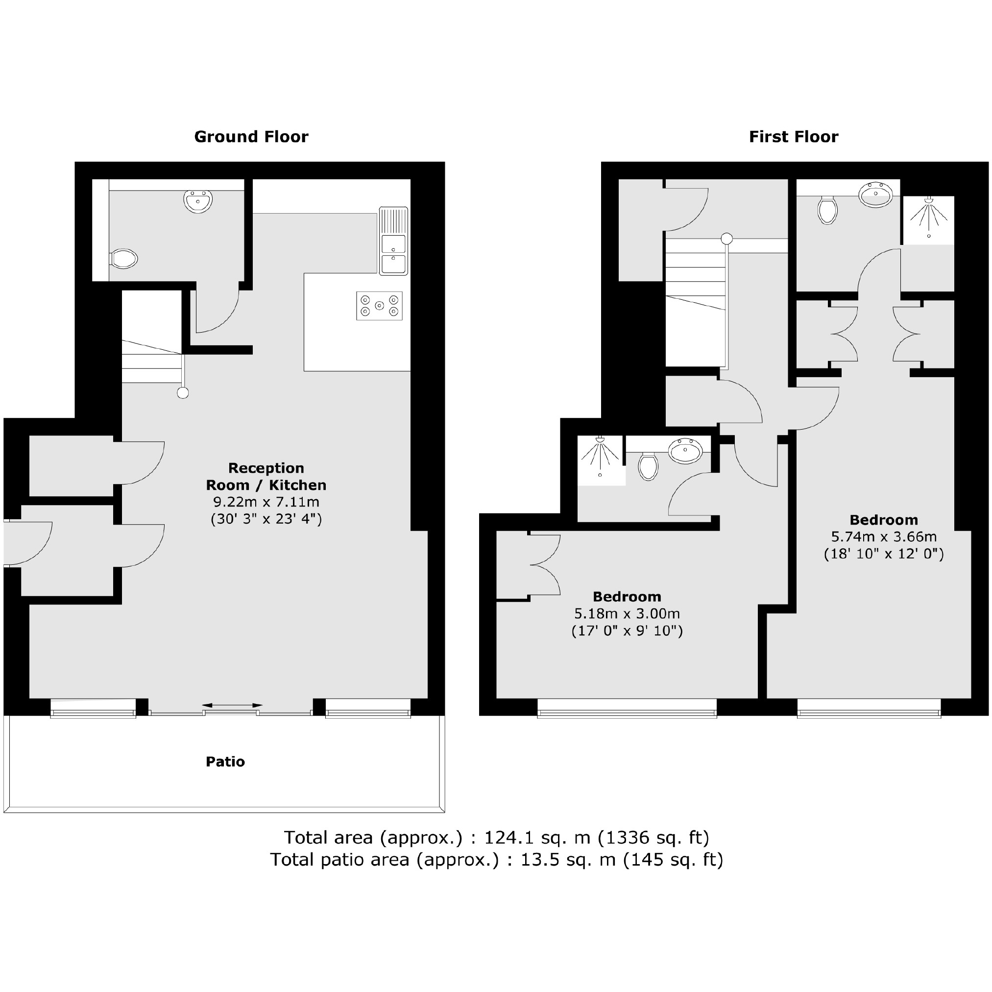 1 Ravensbourne Apartments, 5, Central Avenue, London floorplan