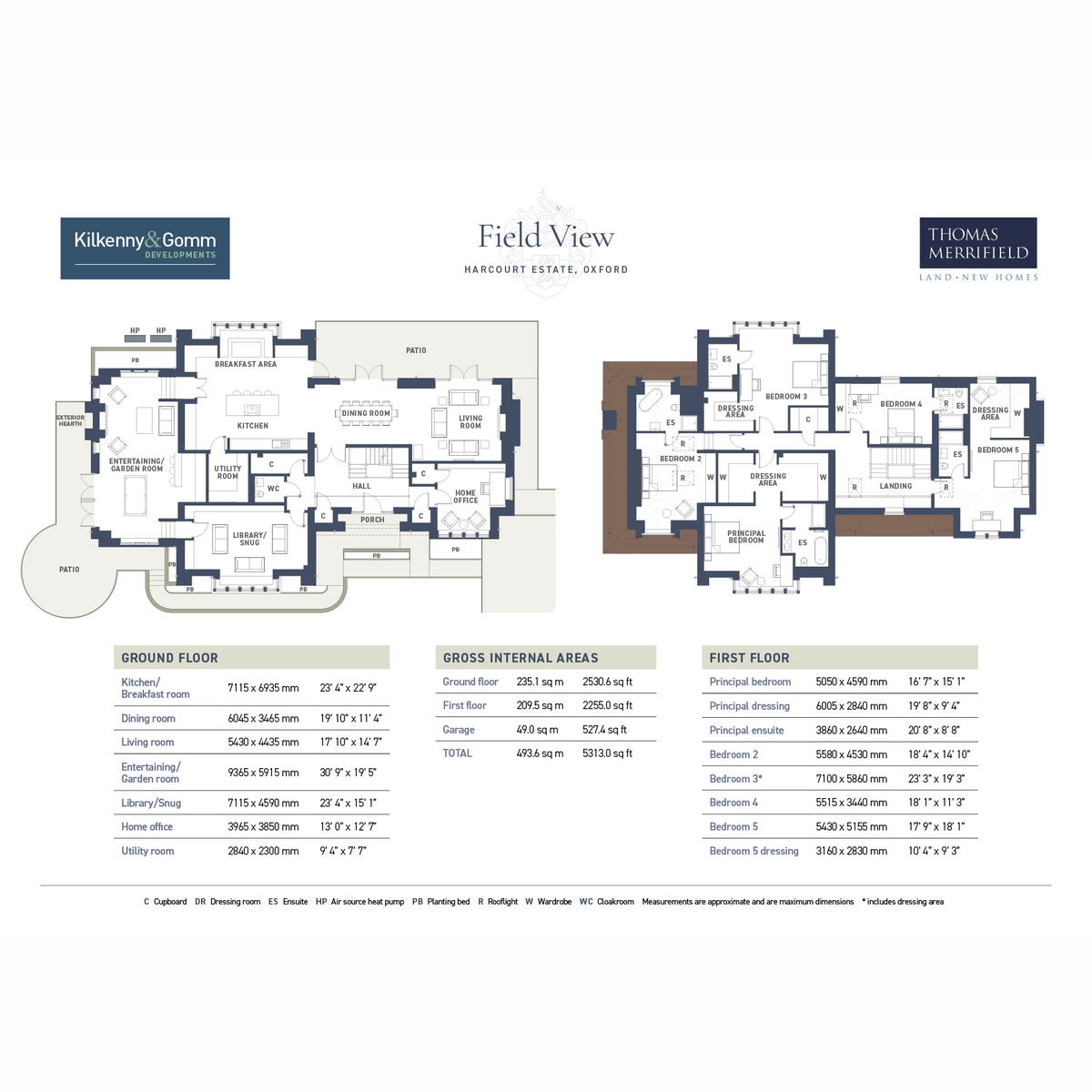 Field View House, Grosvenor Road, Oxford floorplan