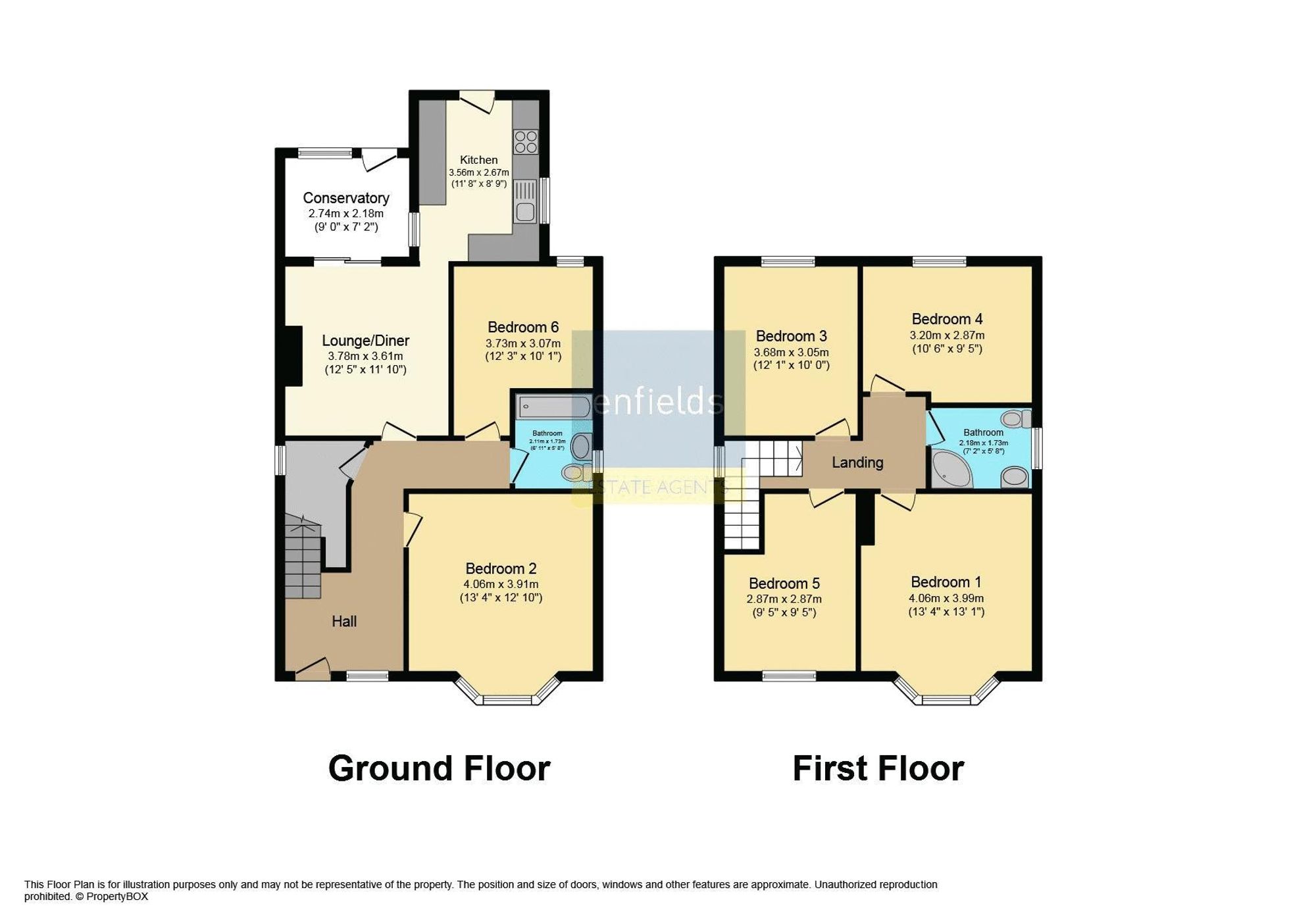 116 Alma Road, Bournemouth floorplan