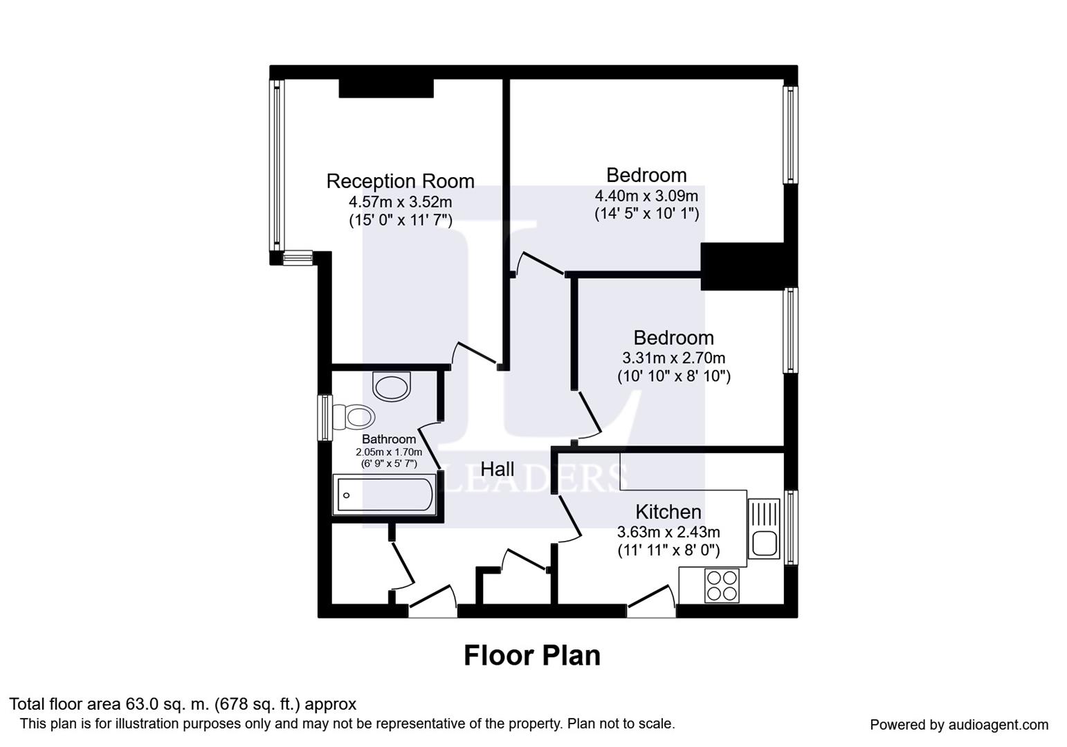 2 Bedrooms Flat for sale in Kings Keep, Beaufort Road, Kingston Upon Thames KT1