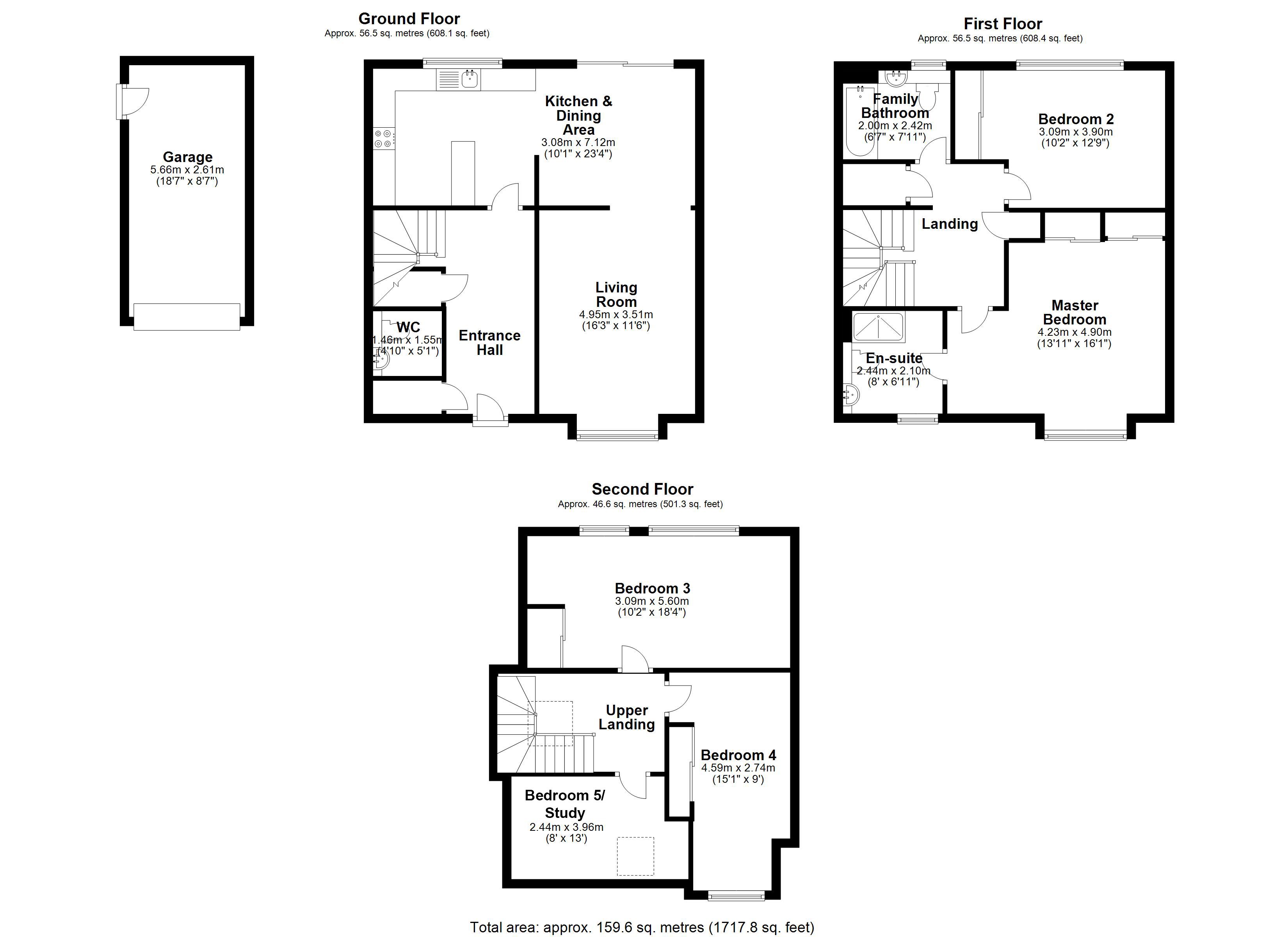 5 Bedrooms Town house for sale in 16A Ryehill Gardens, Leith Links EH6