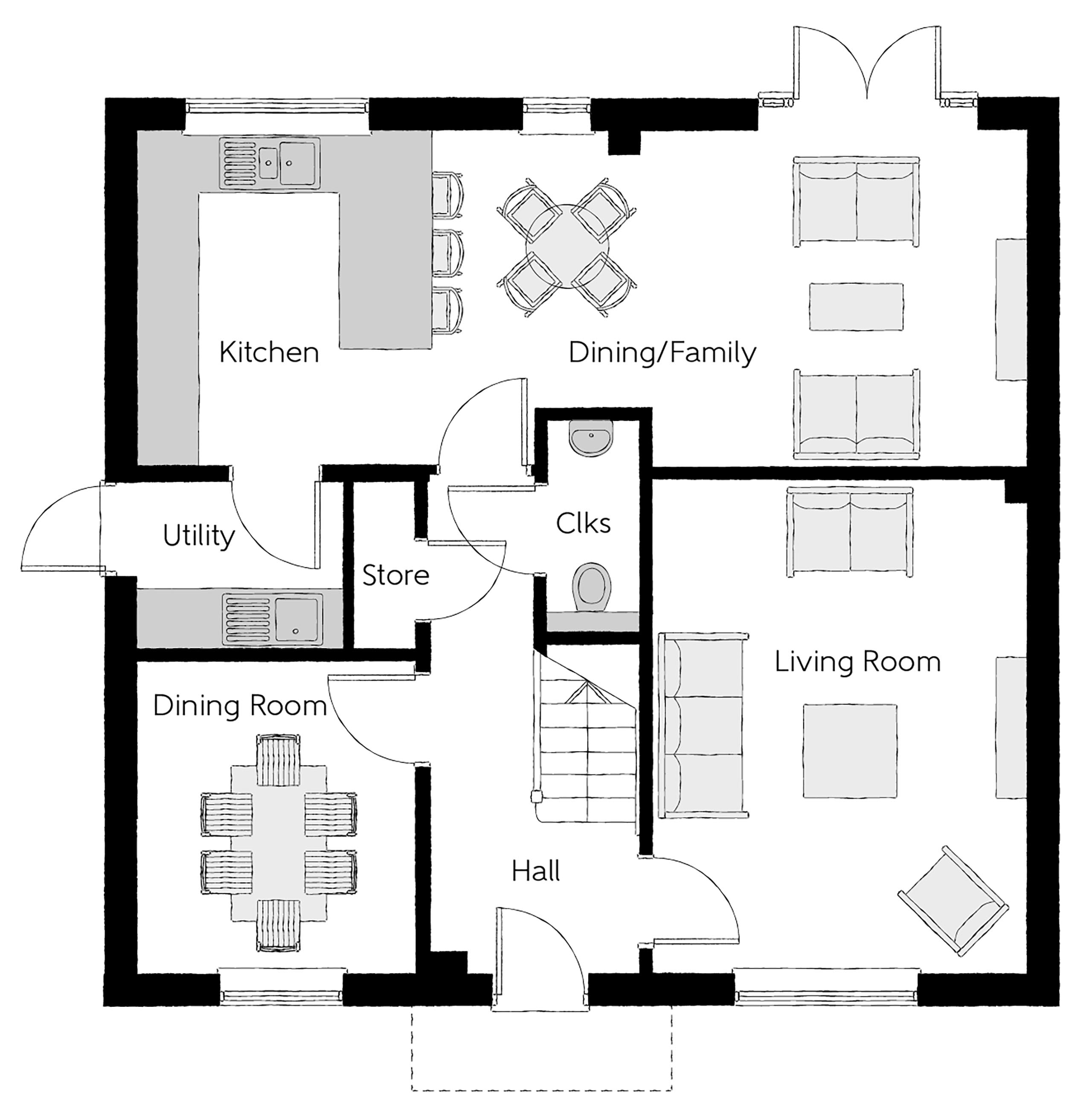 75, Creedy Bridge, Sandford, Crediton floorplan