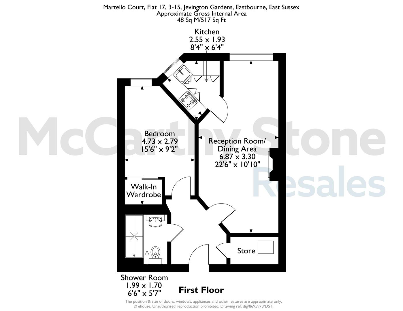 17 Martello Court,, Jevington Gardens, Eastbourne floorplan