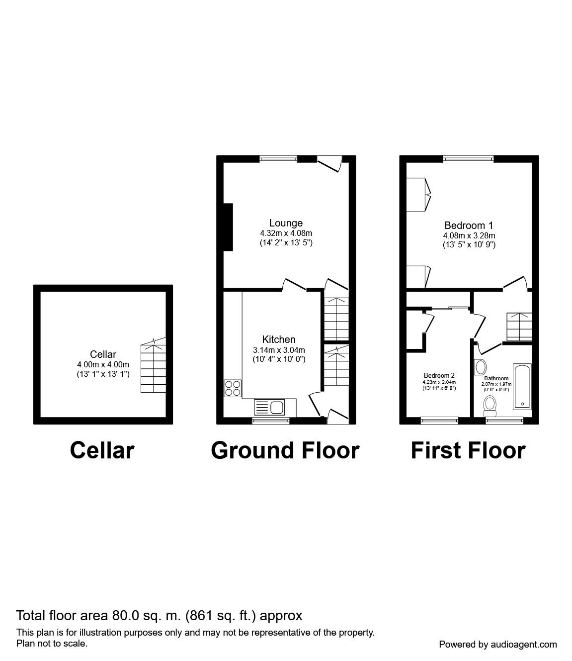 2 Bedrooms Terraced house for sale in Hampton Street, Halifax HX1