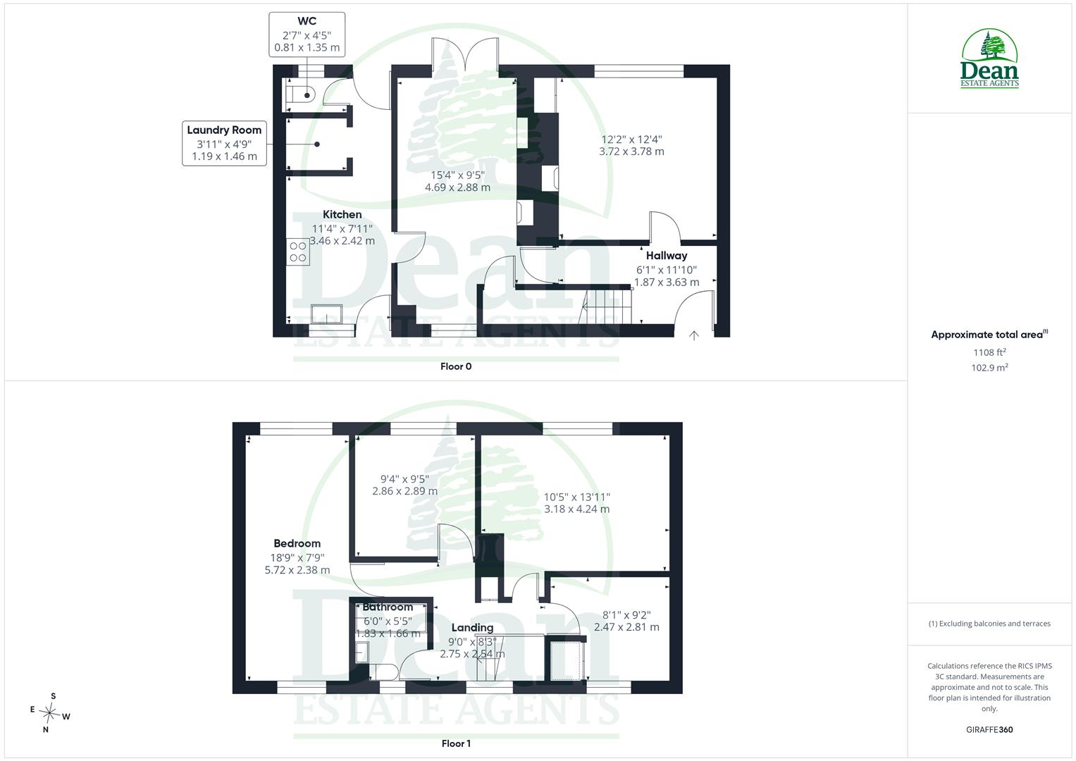3, Latimer Road, Cinderford floorplan
