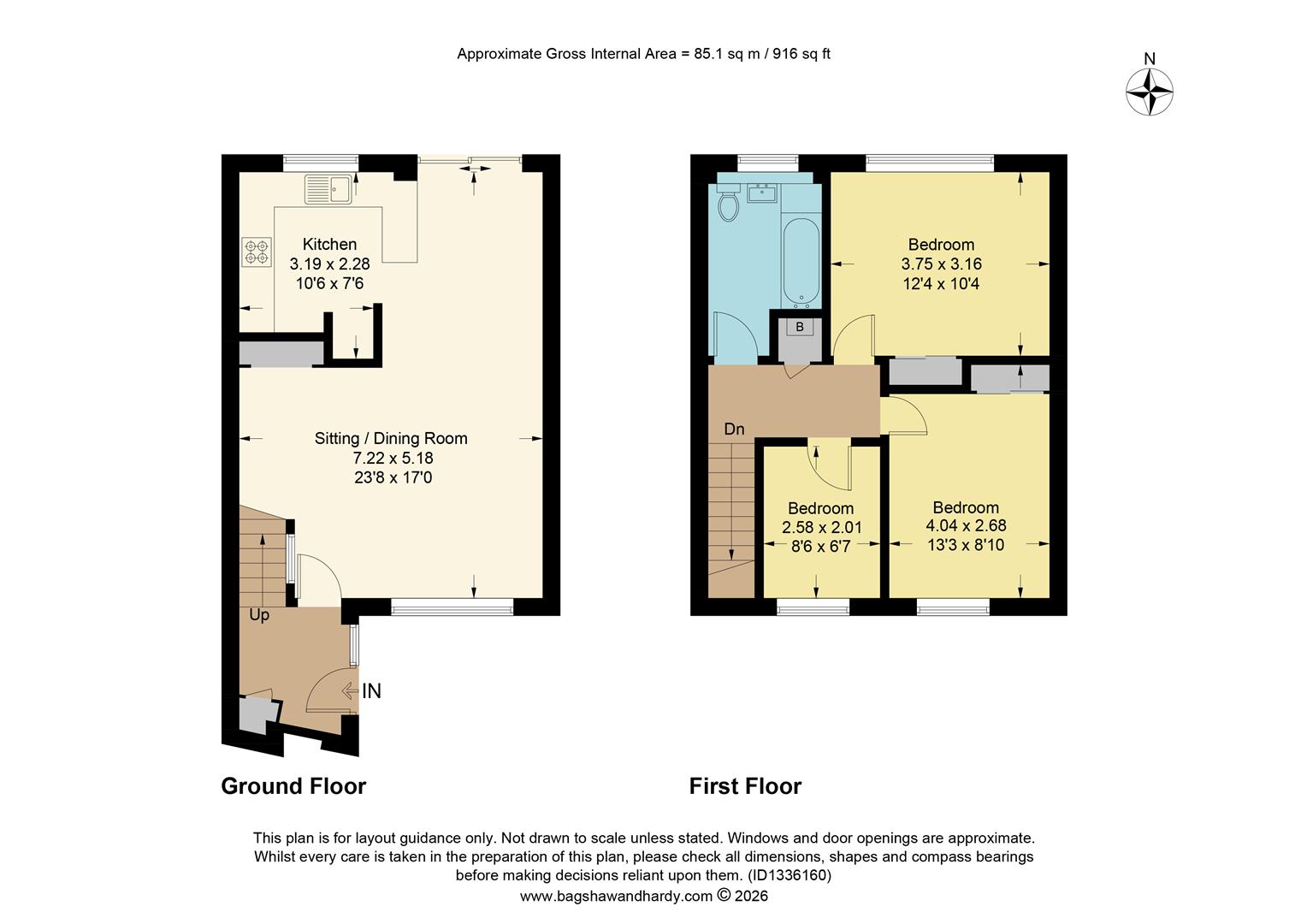 4, Field Court, Oxted floorplan