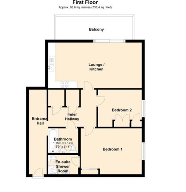 4, Eagles Court, Wrexham floorplan