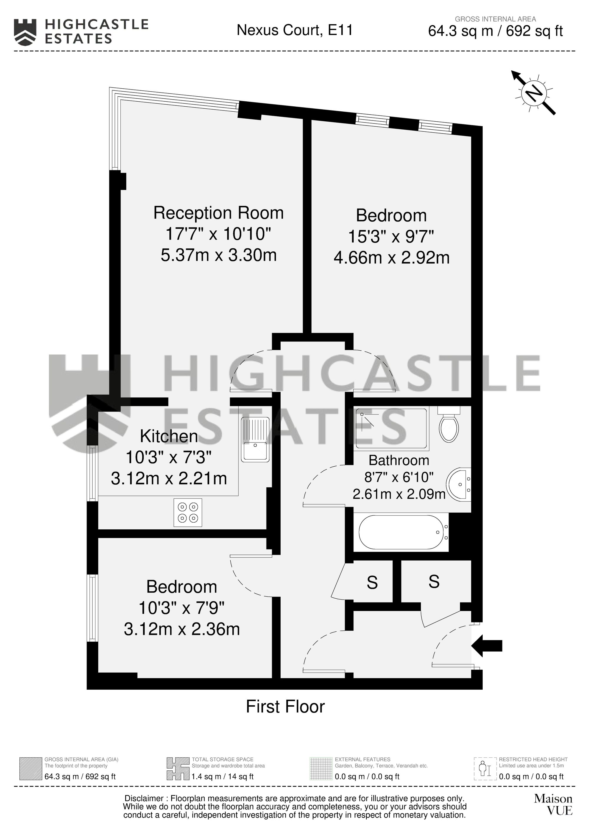 9 Nexus Court, London floorplan