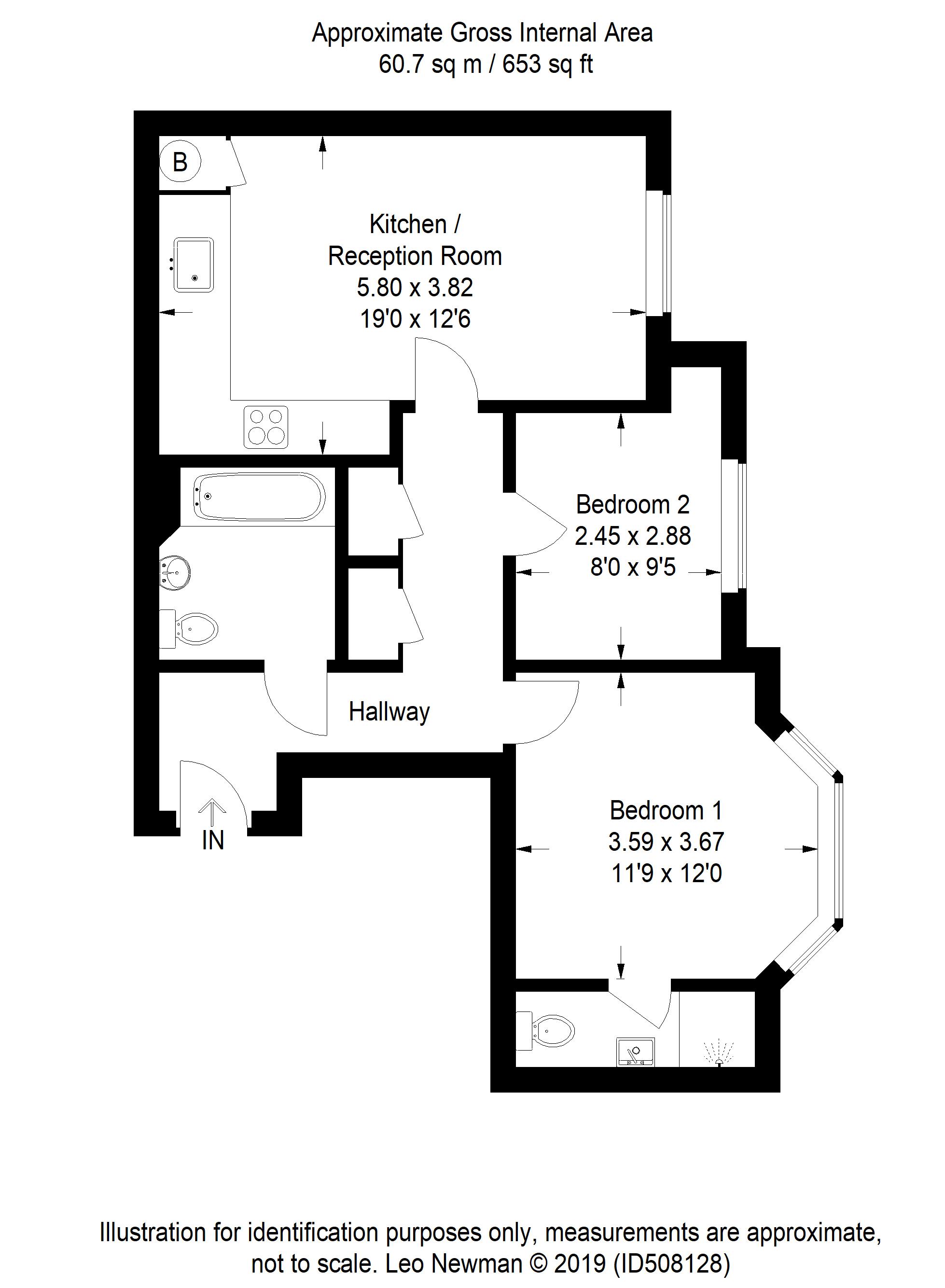 2 Bedrooms Flat to rent in Hendon Way, Hendon NW4