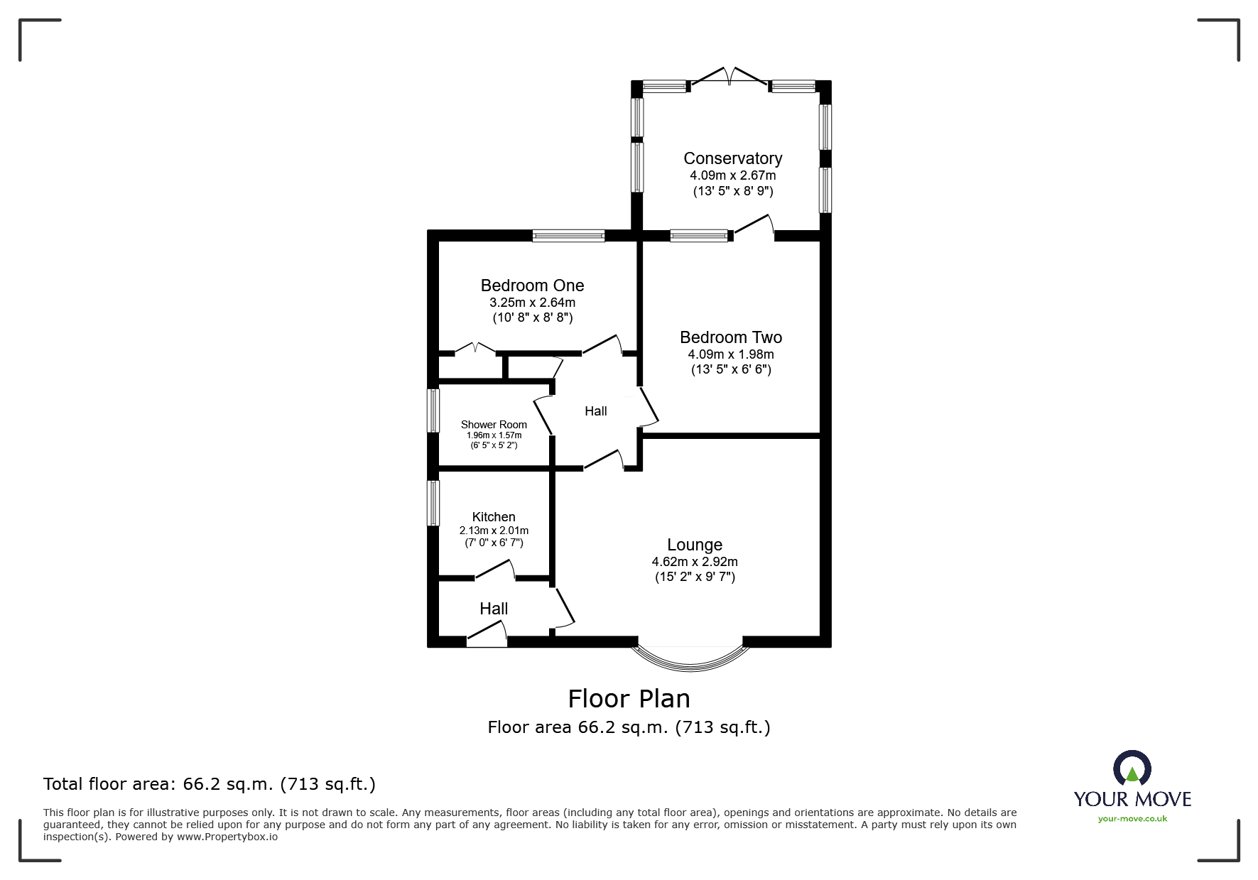 3, Heron Drive, Swadlincote floorplan