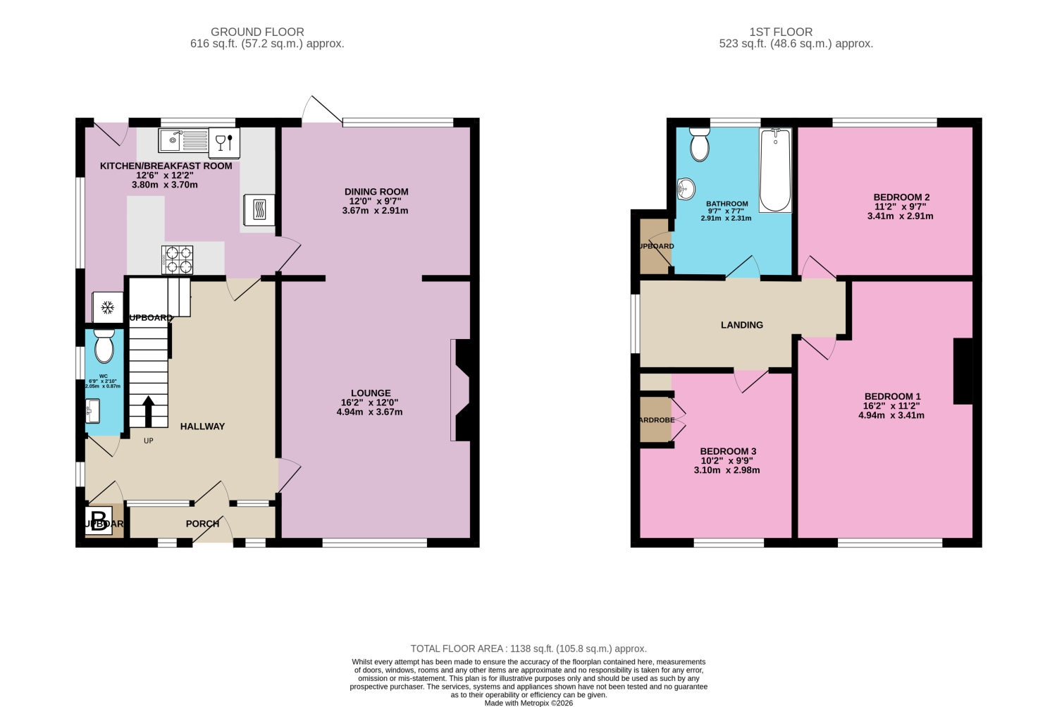 25, Swanborough Drive, Brighton floorplan