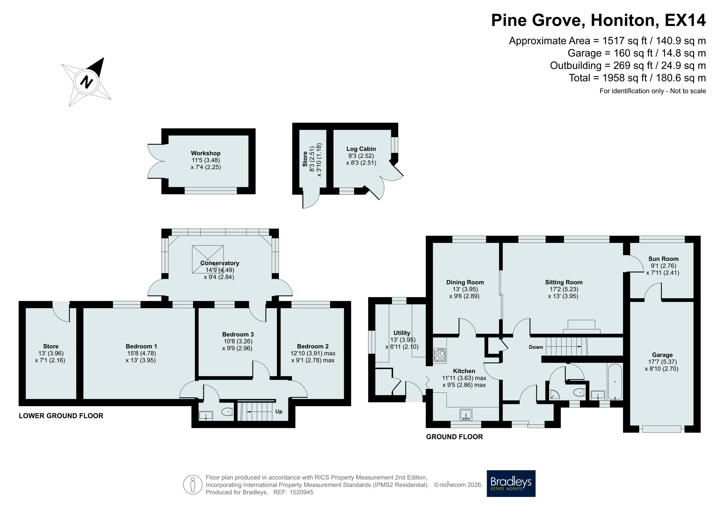 28, Pine Grove, Devon floorplan
