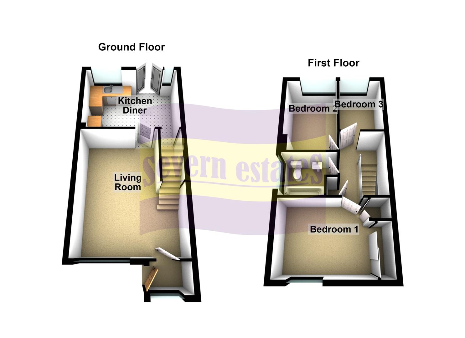 7, Calder Road, Stourport-On-Severn floorplan