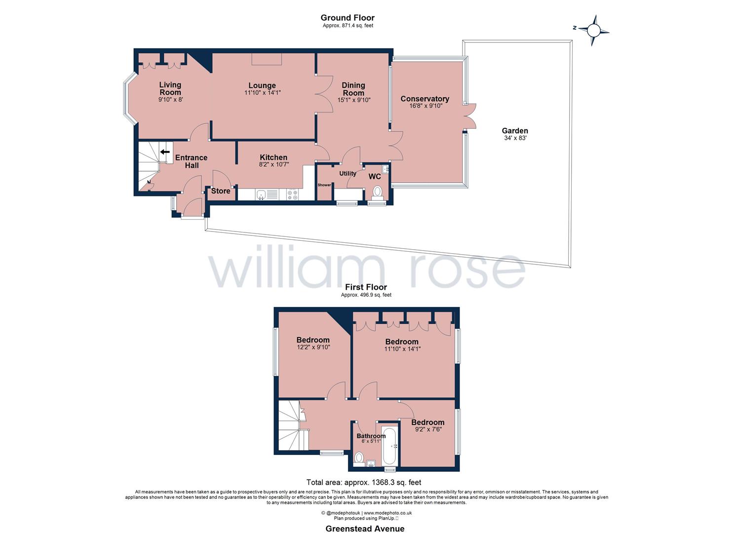 66, Greenstead Avenue, Woodford Green floorplan