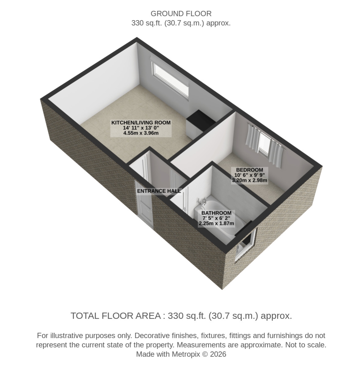 34b, Dagnall Park, London floorplan