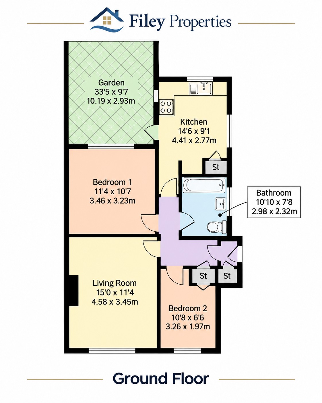 32, Hertford Road, Enfield floorplan