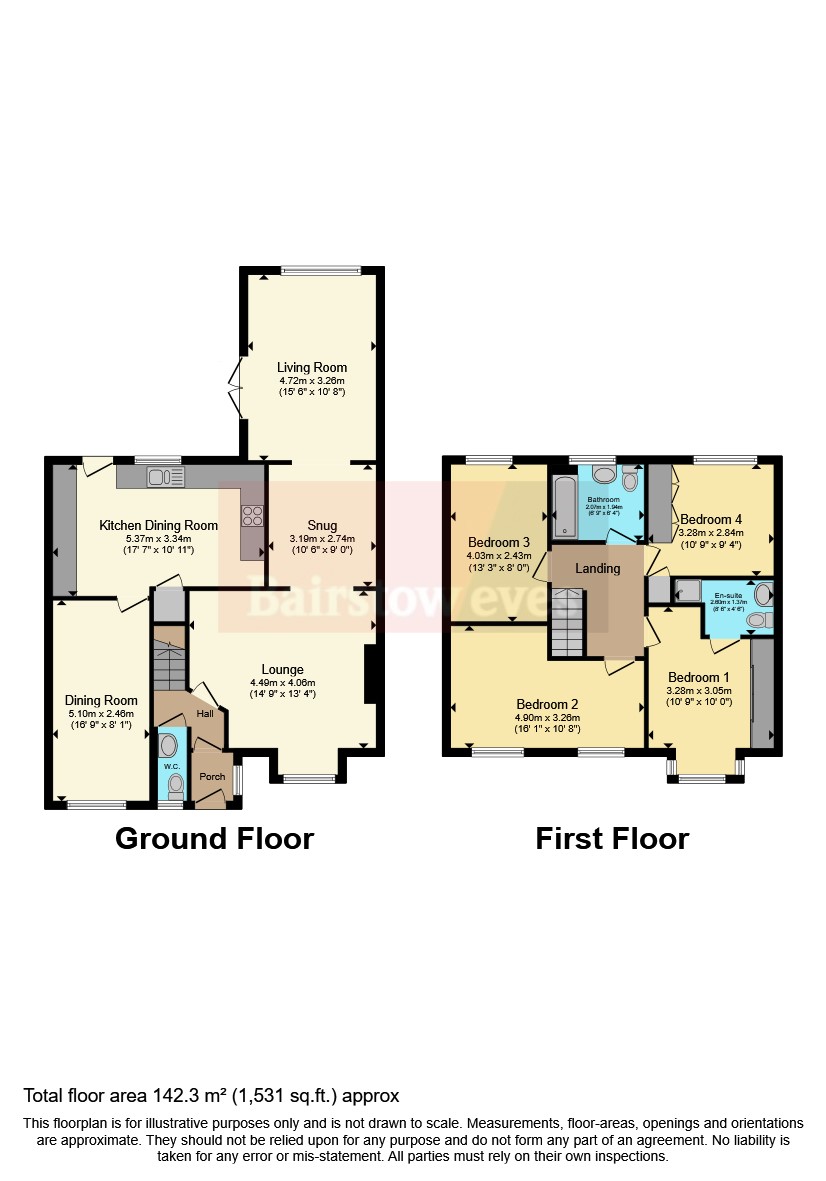 47, Sycamore Close, Mansfield floorplan