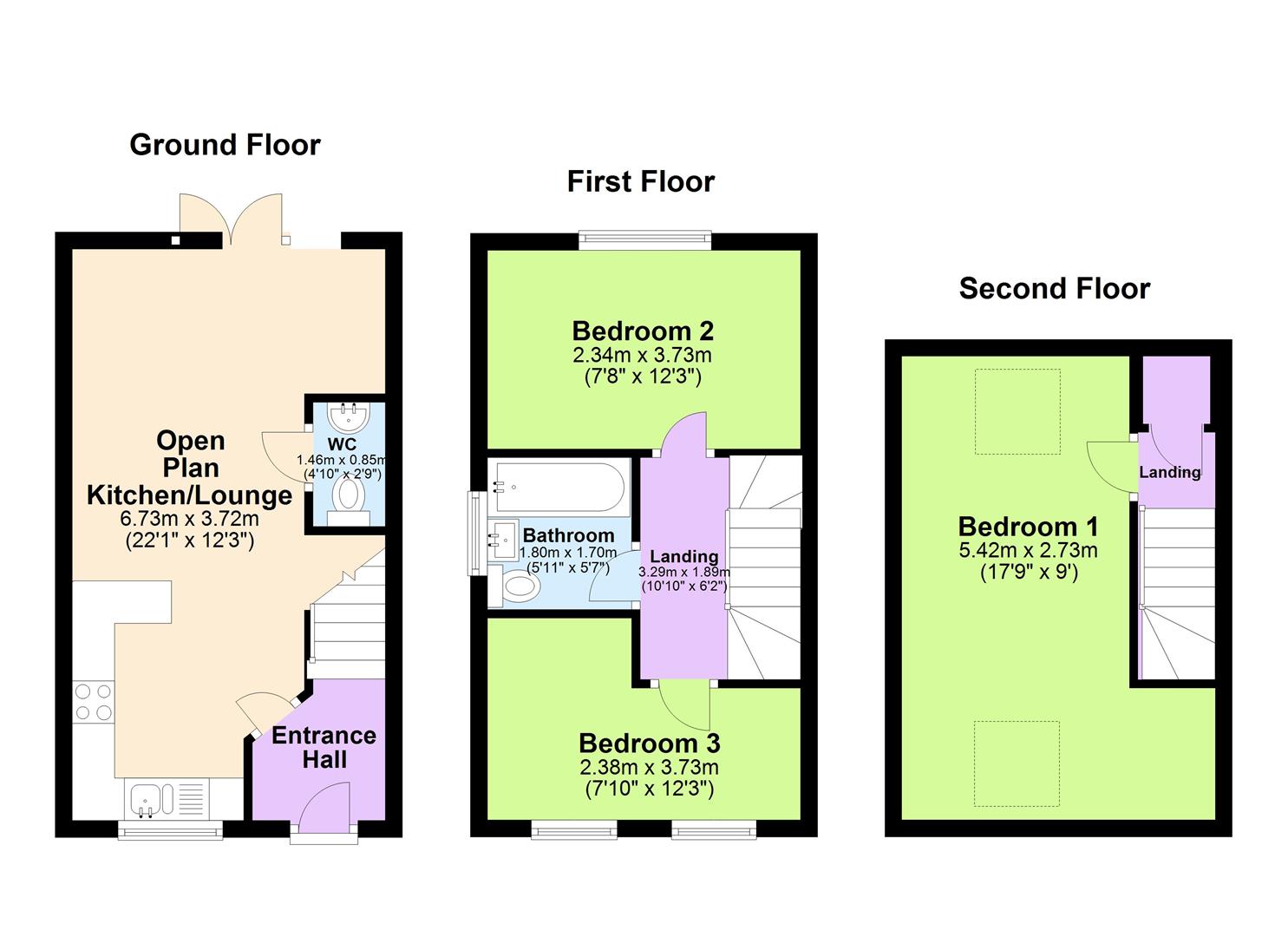10, Grainger Drive, Pocklington floorplan
