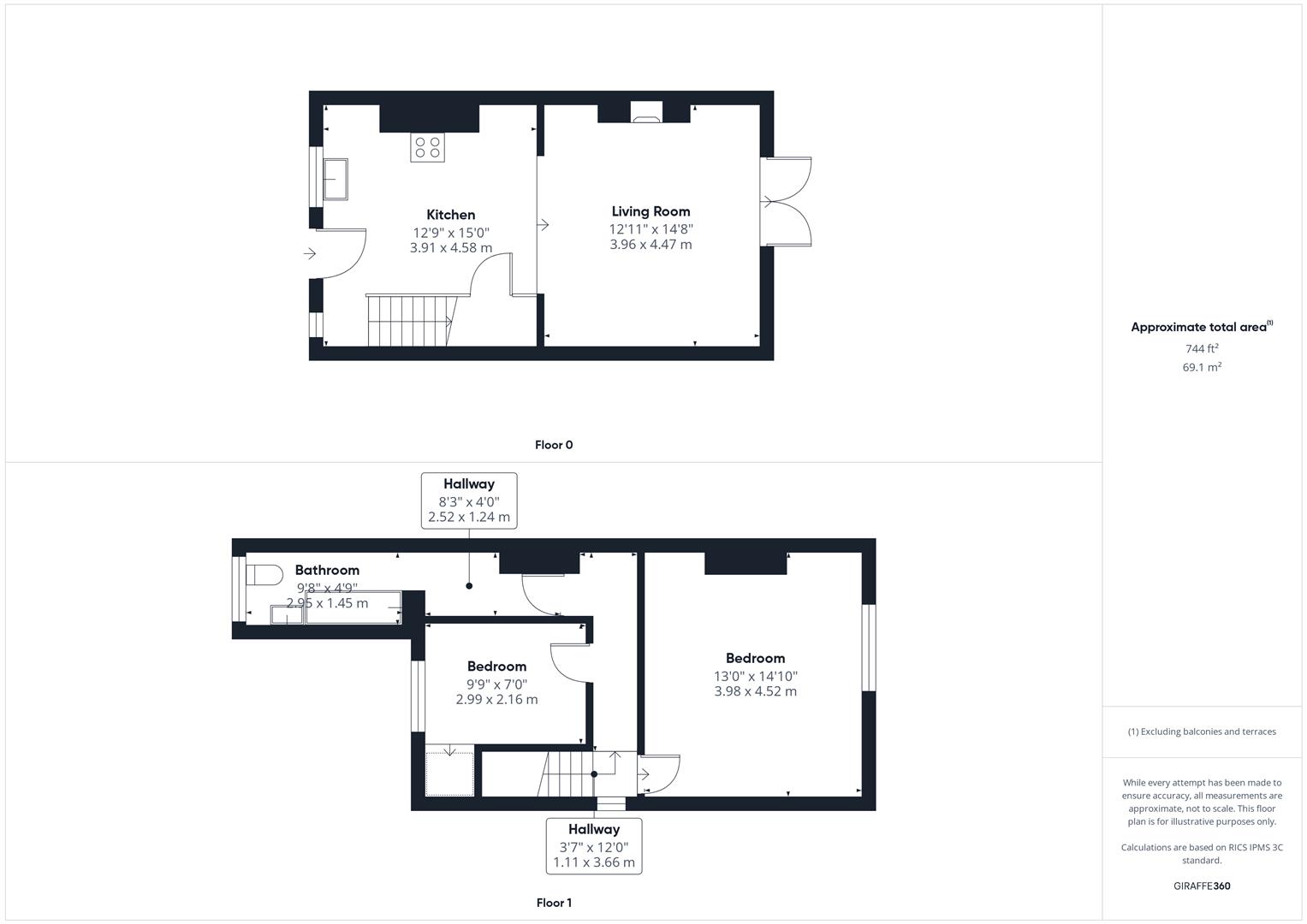 94, Knottingley Road, Pontefract floorplan