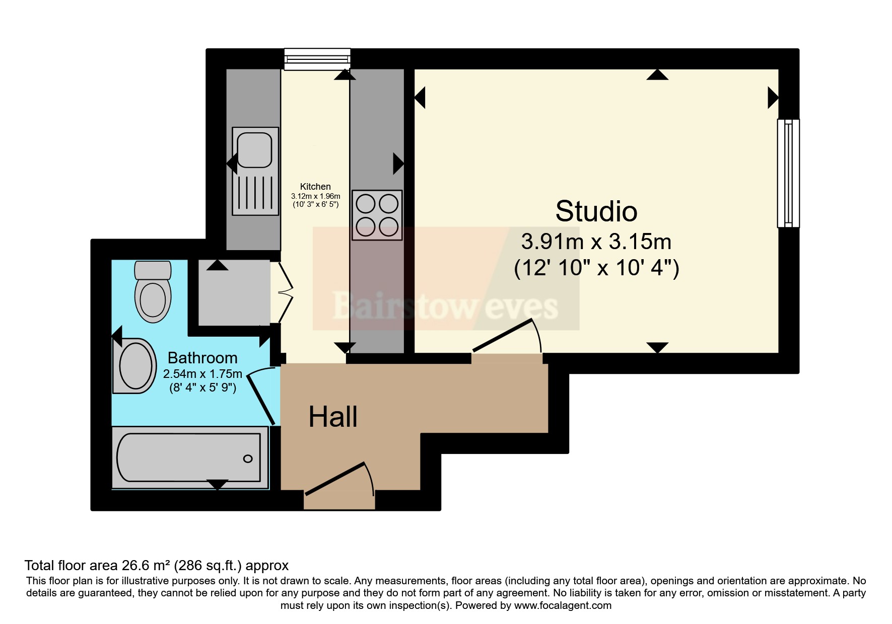 1 Wicken House,, London Road, Kent floorplan