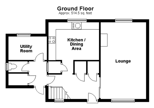 3 Bedrooms Semi-detached house for sale in Drage Road, East Peckham, Tonbridge, Kent TN12