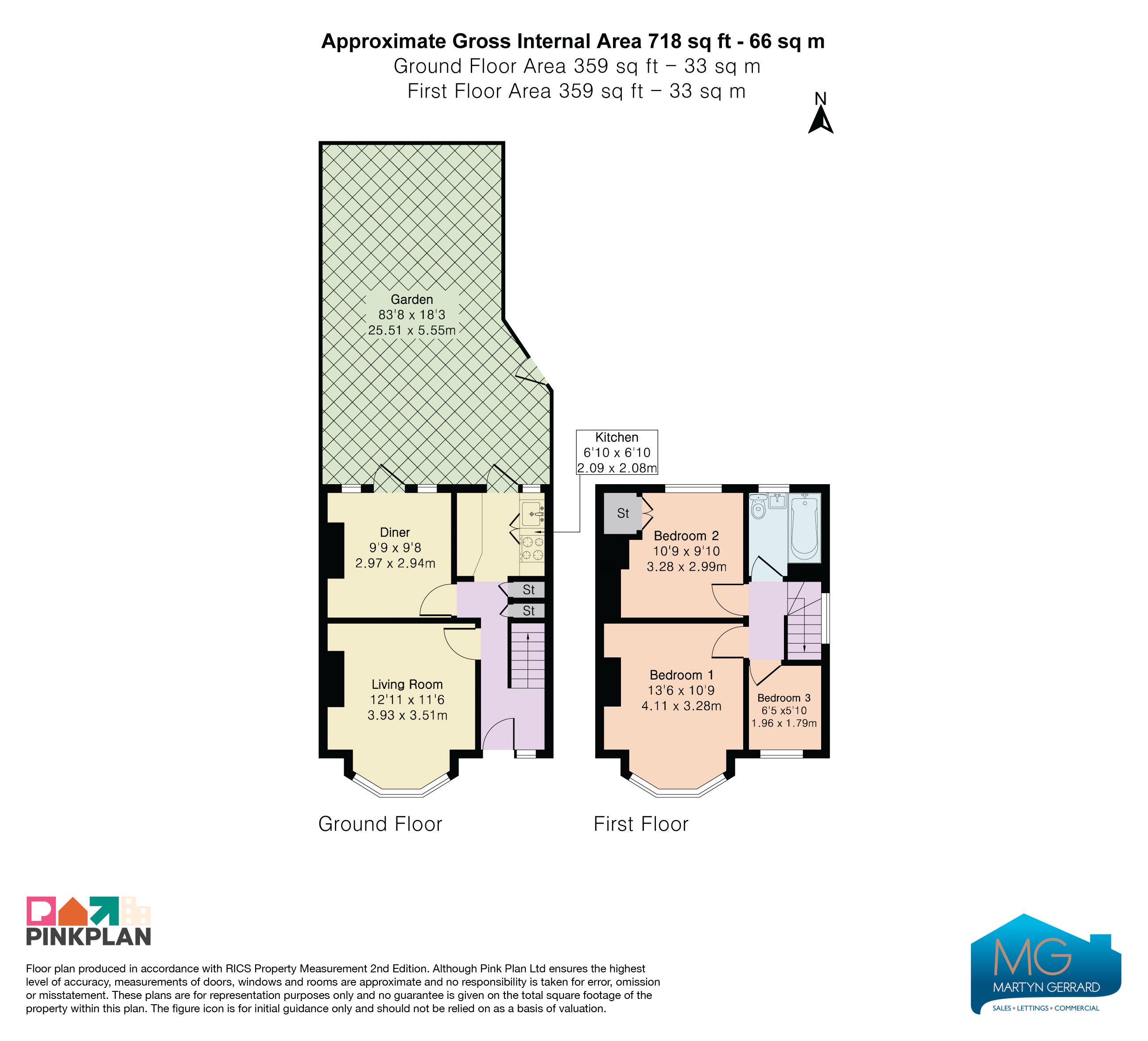 76, Oakhampton Road, London floorplan