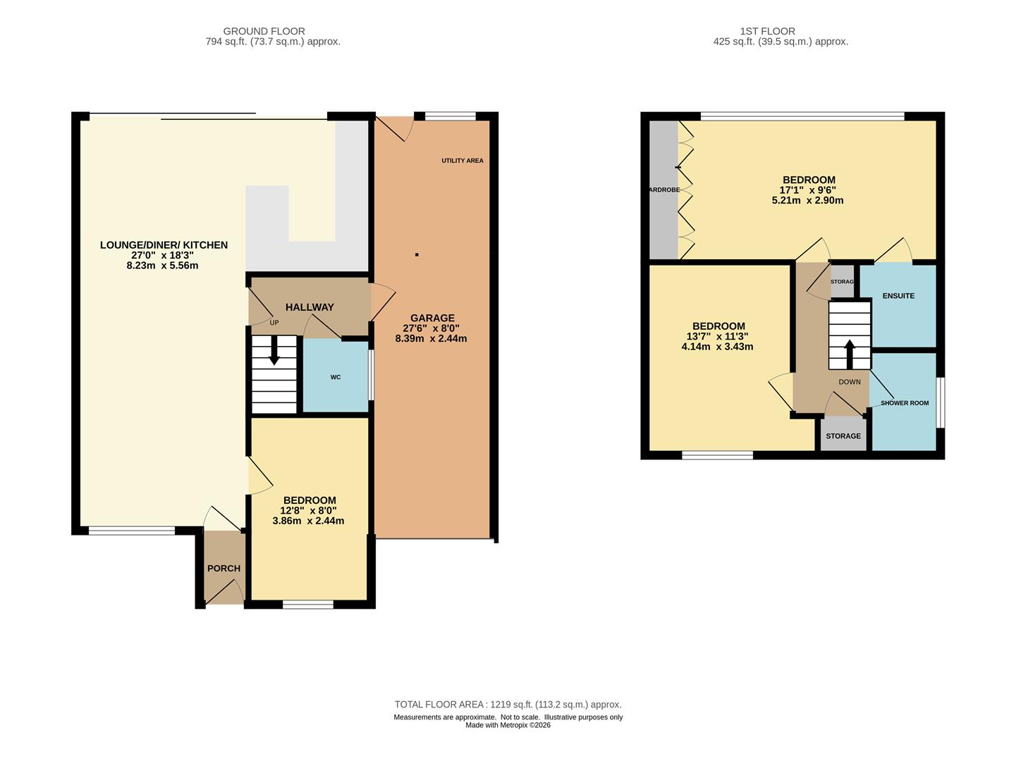 3, Bidston Drive, Handforth floorplan