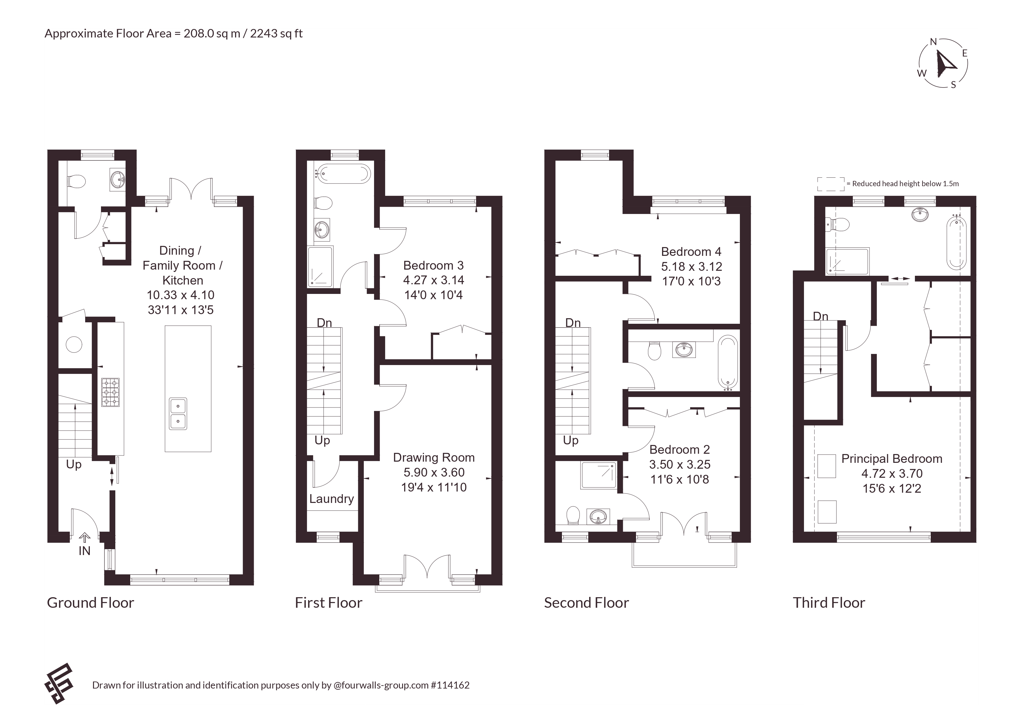 6, Henley Court, North Oxford floorplan
