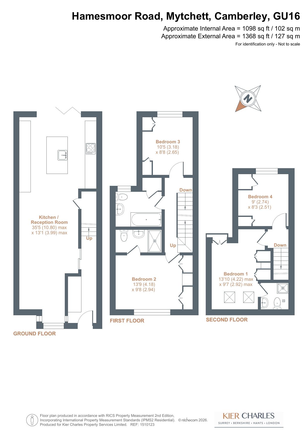 41, Hamesmoor Road, Camberley floorplan
