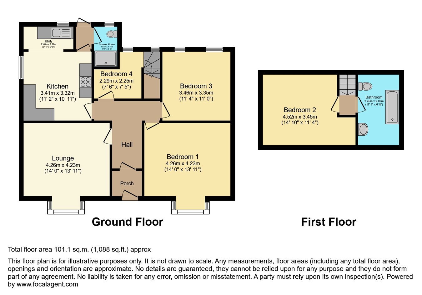 25, Furze Hill Road, Ilfracombe floorplan