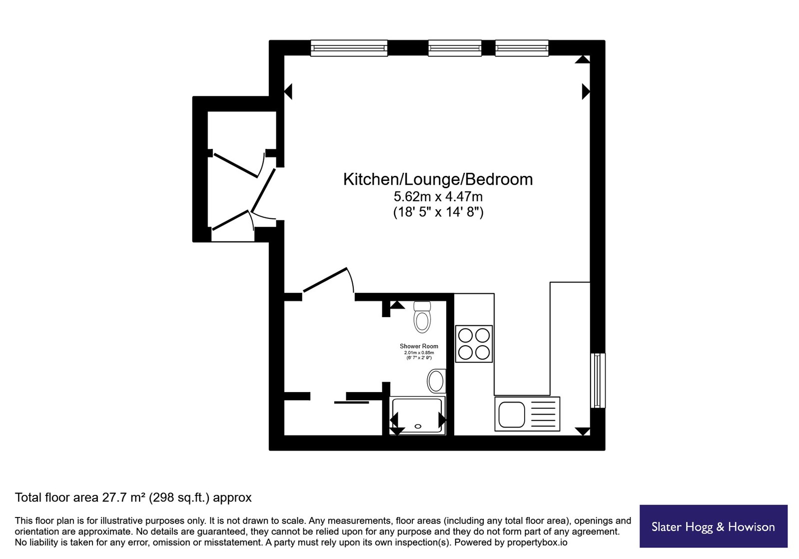 1/3, 59, Raeberry Street, Glasgow floorplan