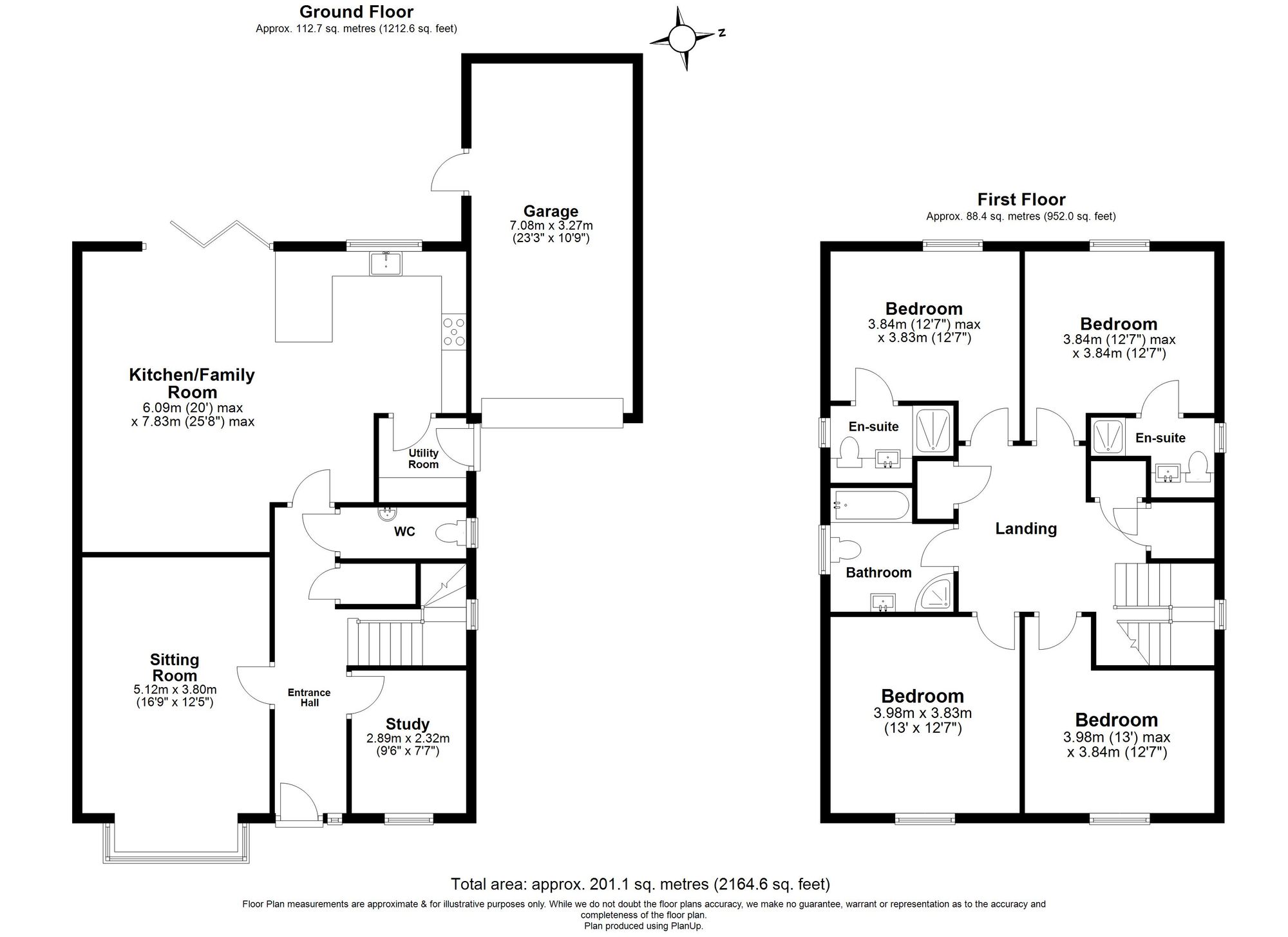6 Earl Close, Shefford floorplan