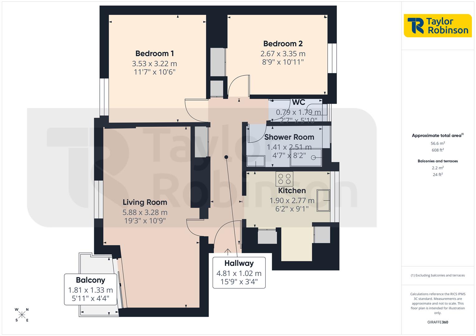 29, Sunnymead, Crawley floorplan