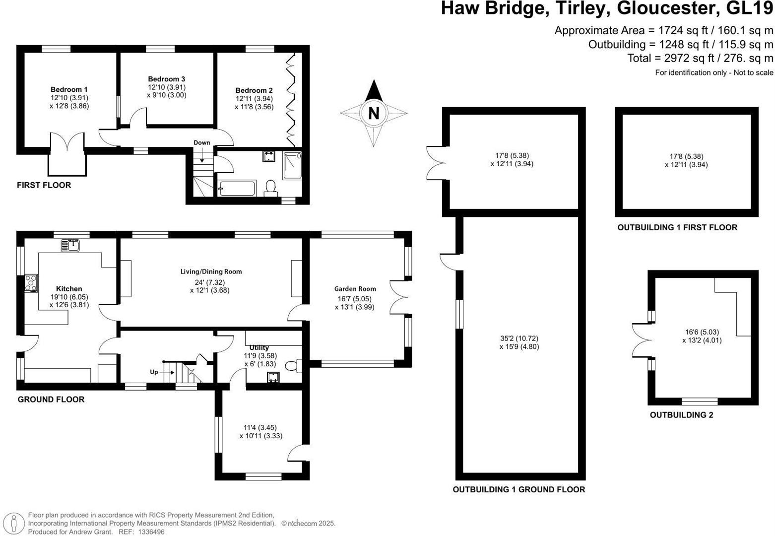 Severn Villa, Haw Bridge, Tirley floorplan