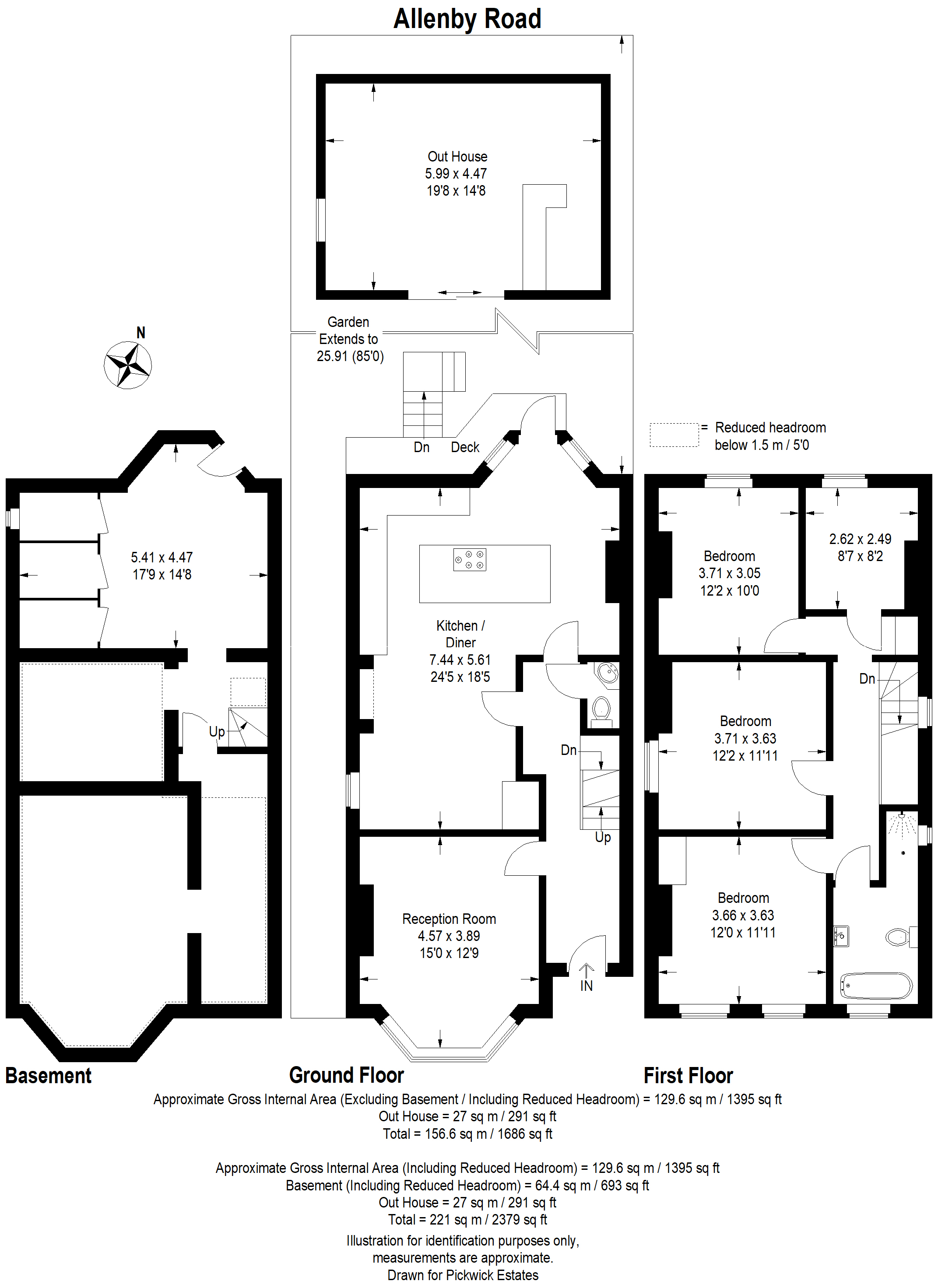 4 Bedrooms  for sale in Allenby Road, London SE23