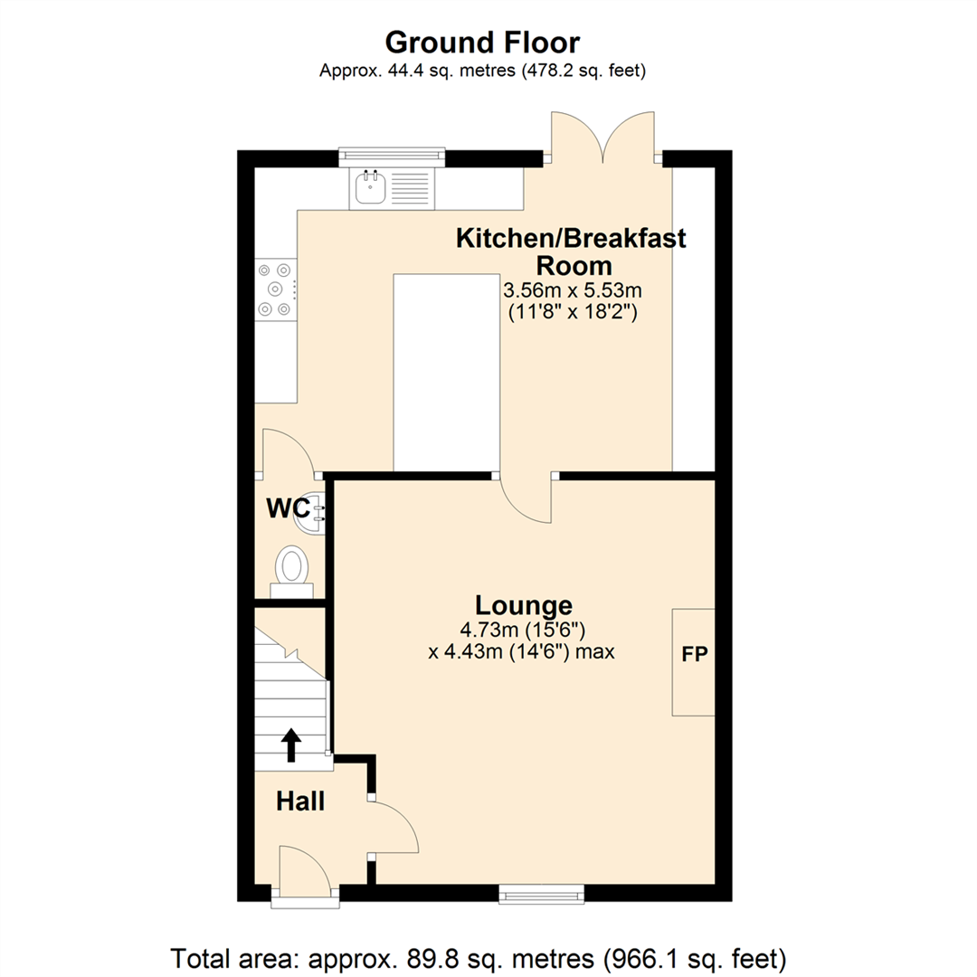 Station Road, Helmshore, Rossendale BB4, 3 bedroom end terrace house