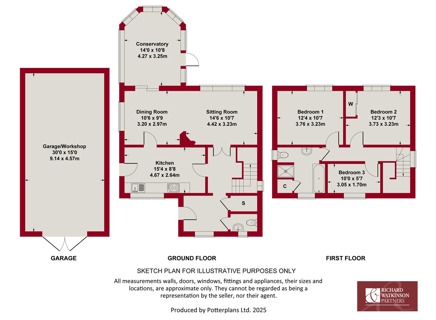 19, Nottingham Road, Lowdham floorplan