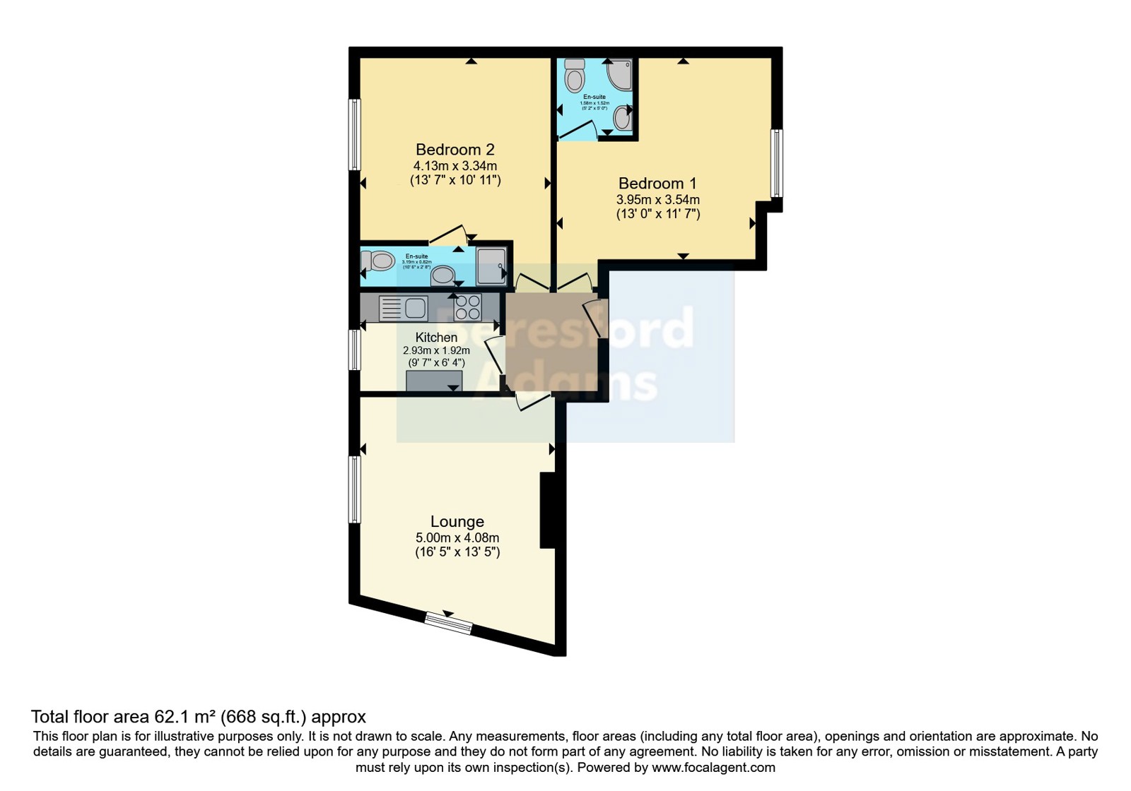 Apartment 5, Orme Court, 2, Abbey Road, Conwy floorplan