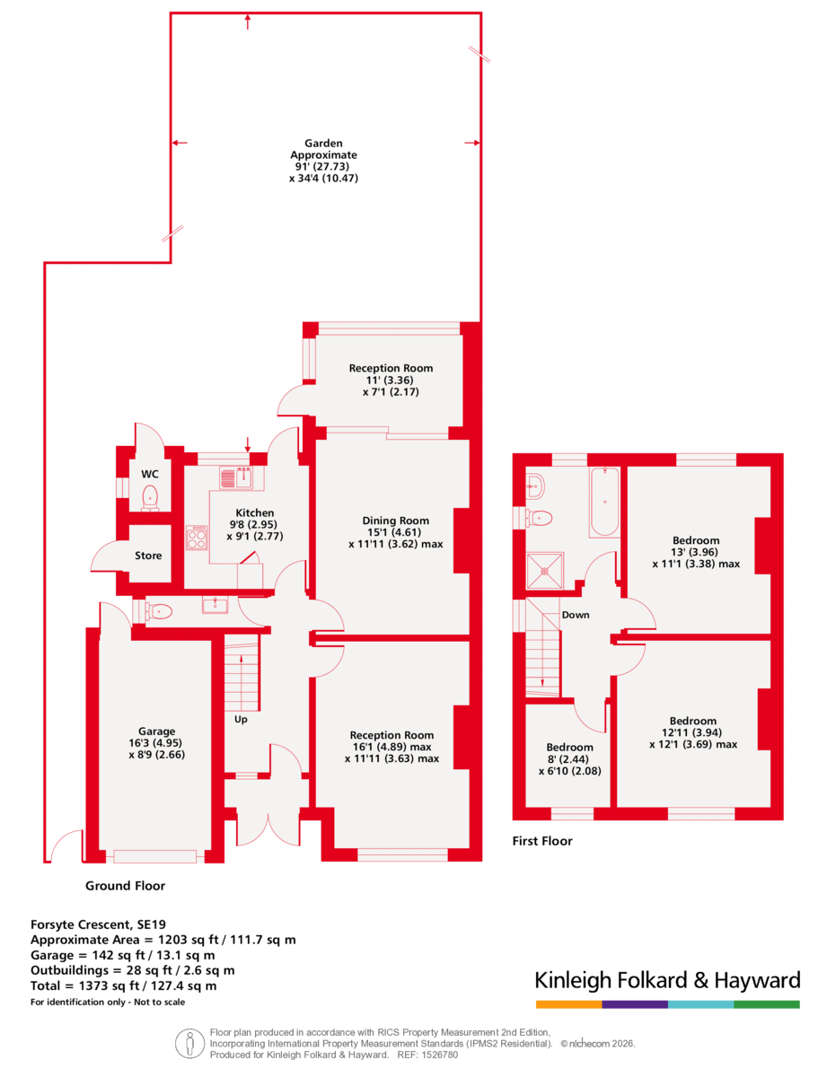 5, Forsyte Crescent, London floorplan