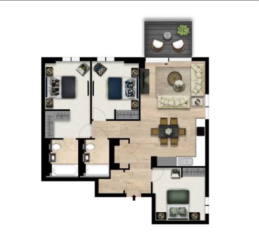 Apartment 17, Garrett Mansions, 287, Edgware Road, Marylebone floorplan